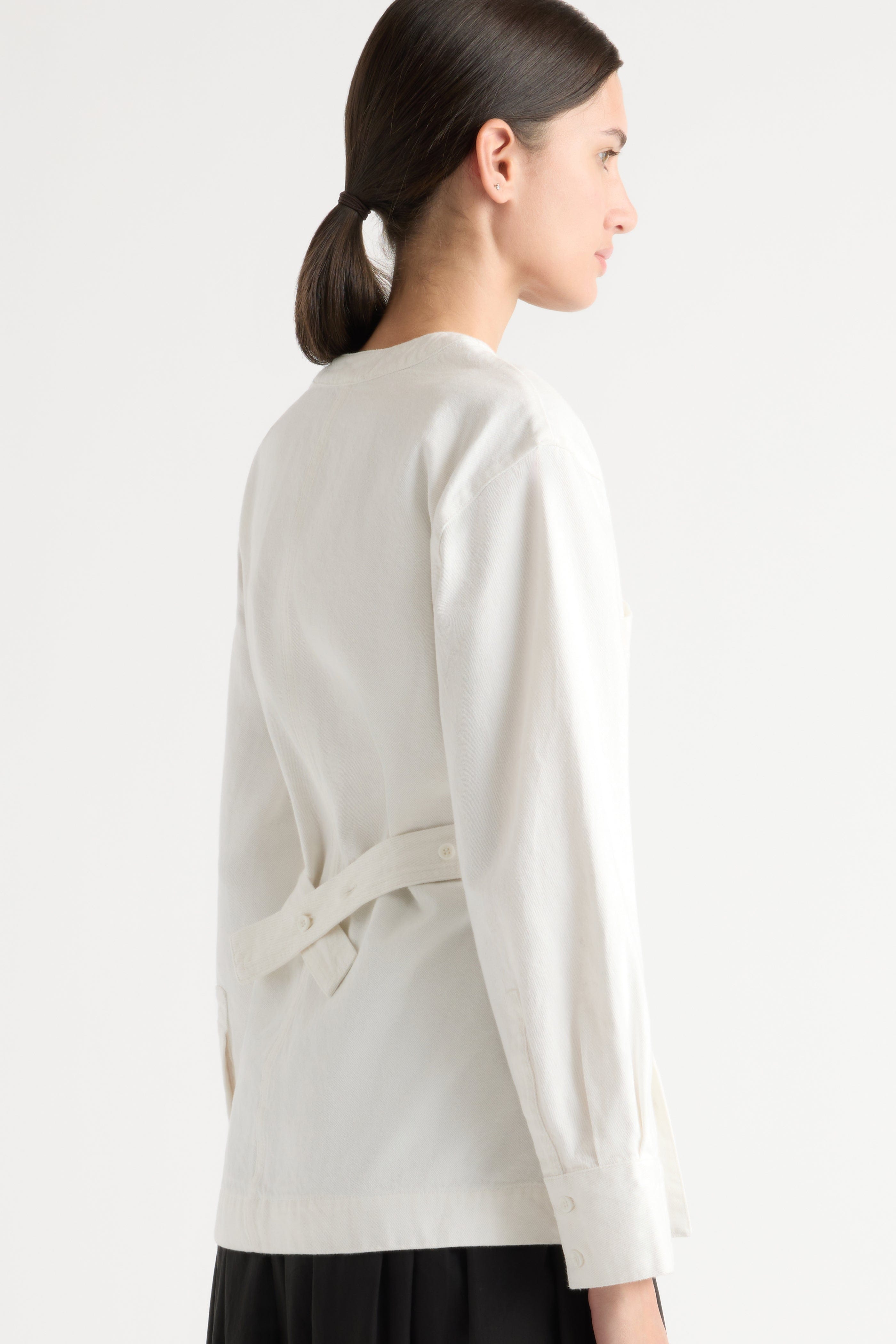 Emmett Cinch-Waist Denim Jacket
