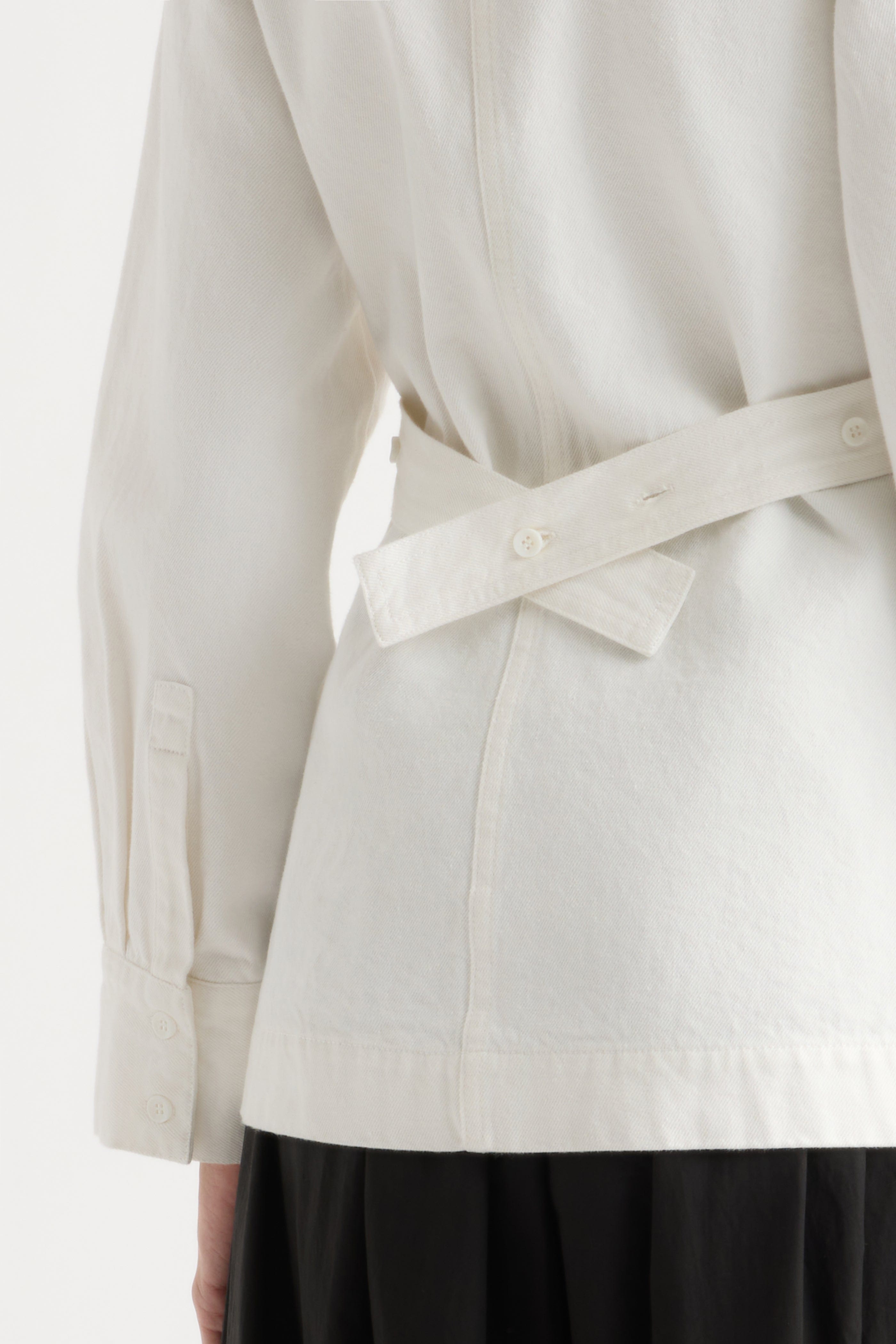 Emmett Cinch-Waist Denim Jacket