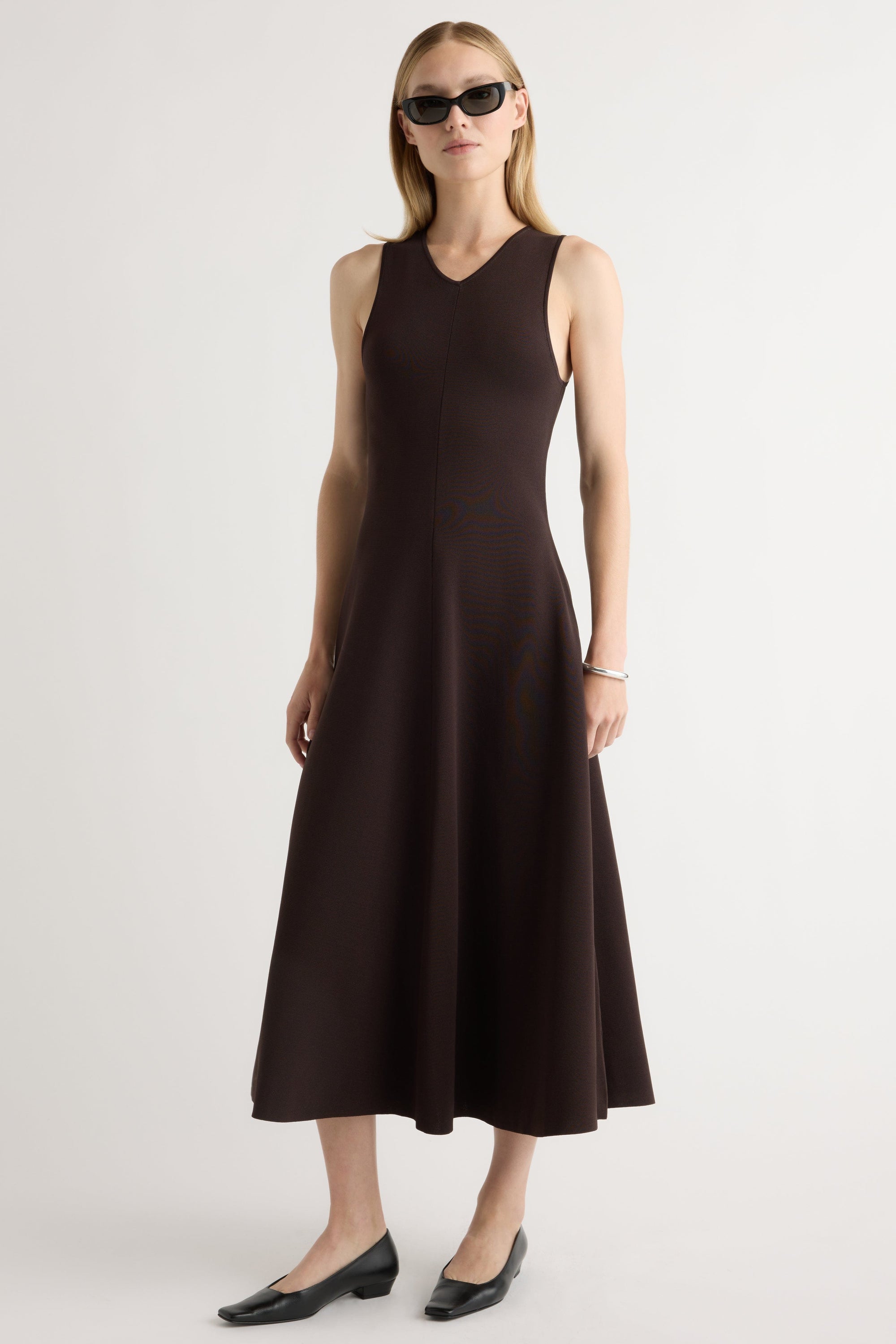 Enya Cinch-Waist Knit Dress Enya Cinch-Waist Knit Dress