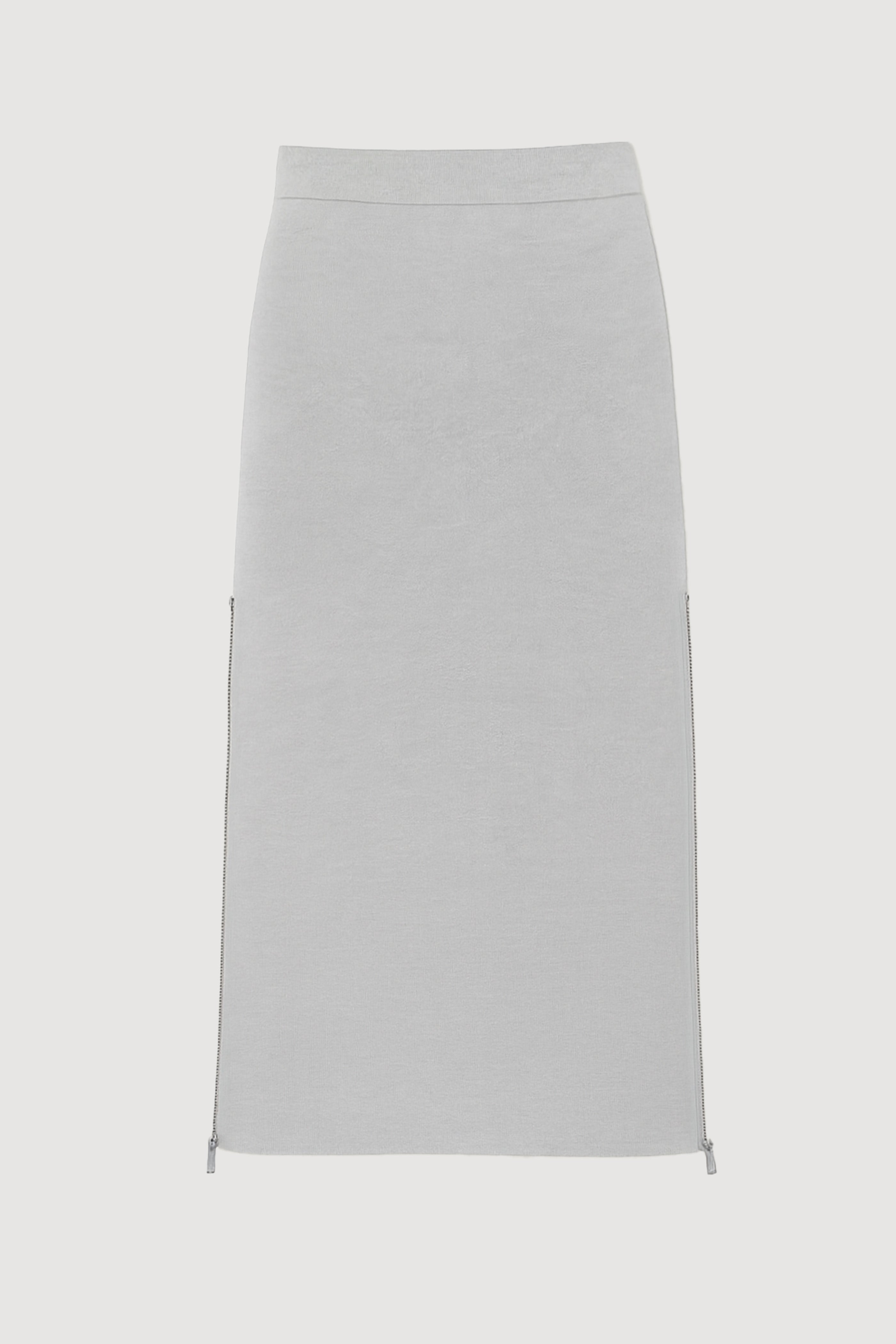 Esti Side-Zip Organic Cotton-Wool Skirt