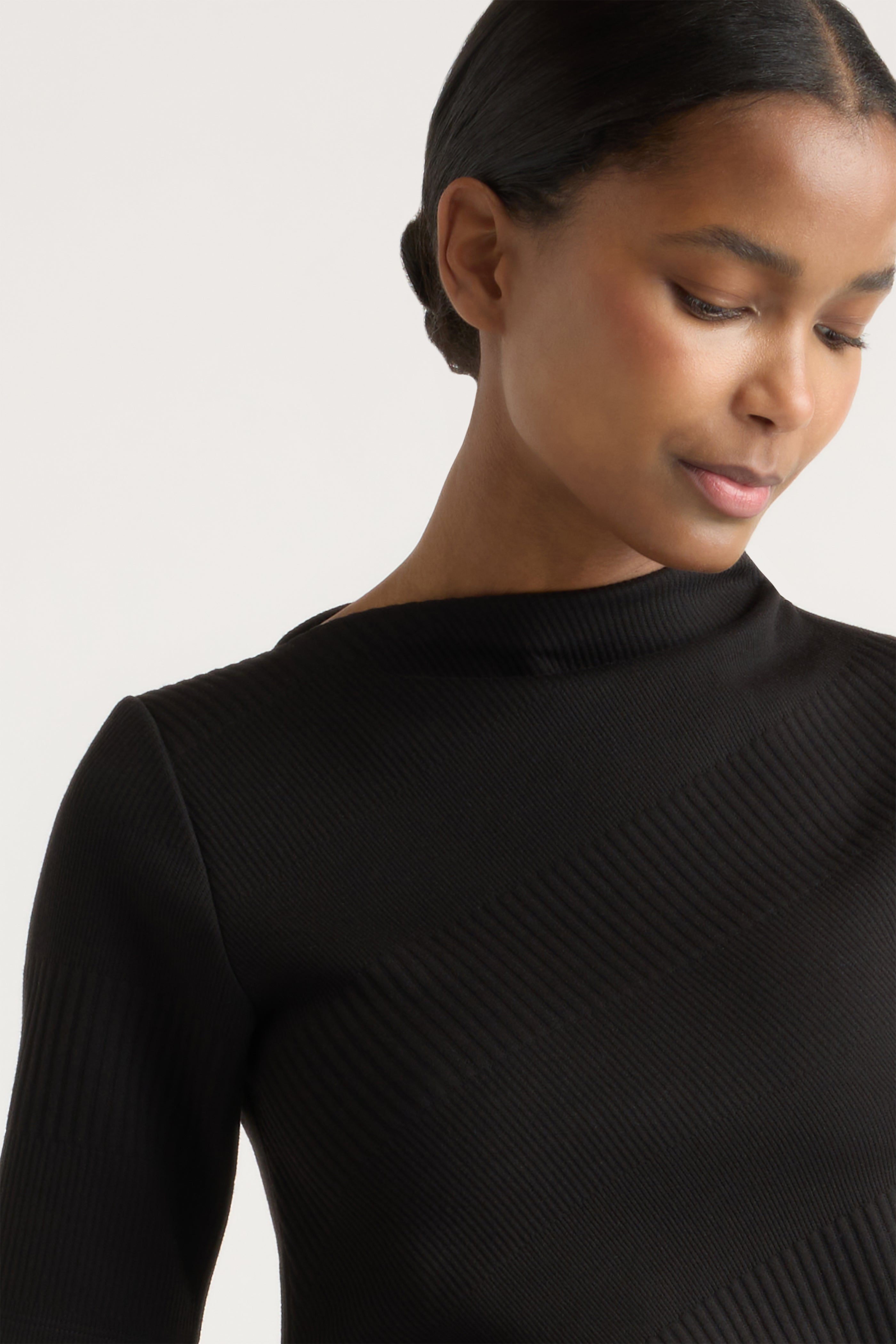 ribbed knit shirt dress Buy Yumi Black Rib Knit Midi Shirt Dress With Snaffle Belt from Next USA