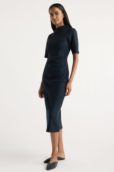 Isilda | Evie Ribbed-Knit Jersey Dress in Size Extra Small