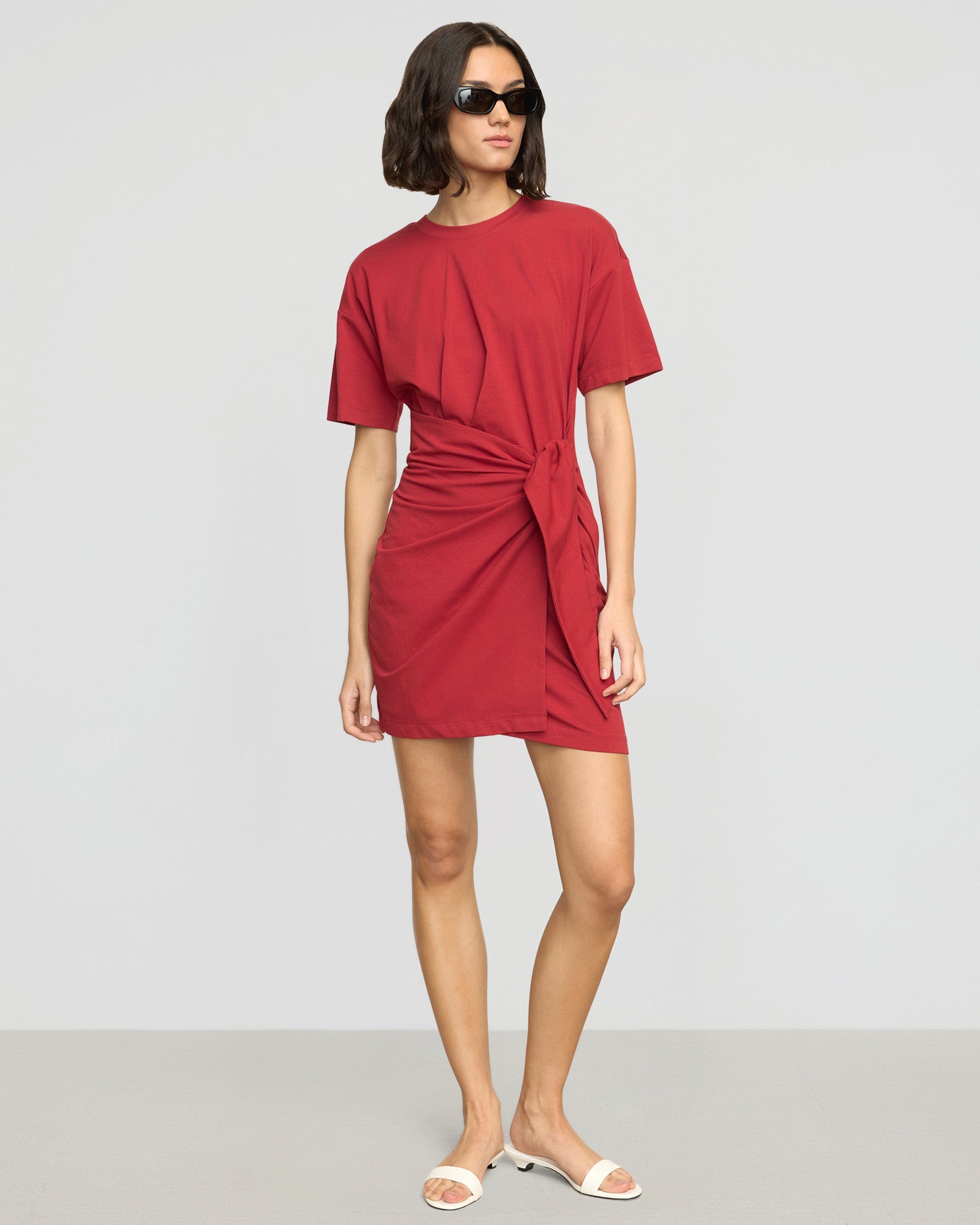 Fallon Organic Cotton T-Shirt Wrap Dress