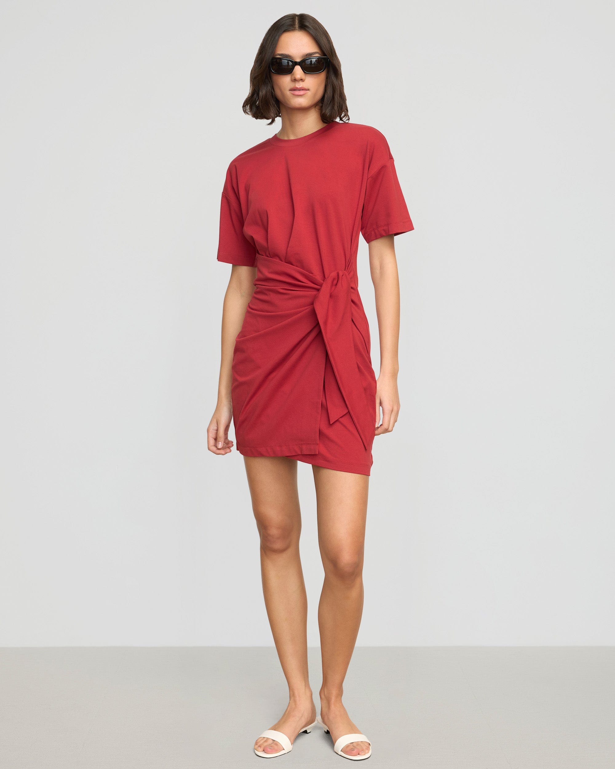 Tshirt Wrap Dress Wrap Shirt Dress Women MANGO Japan