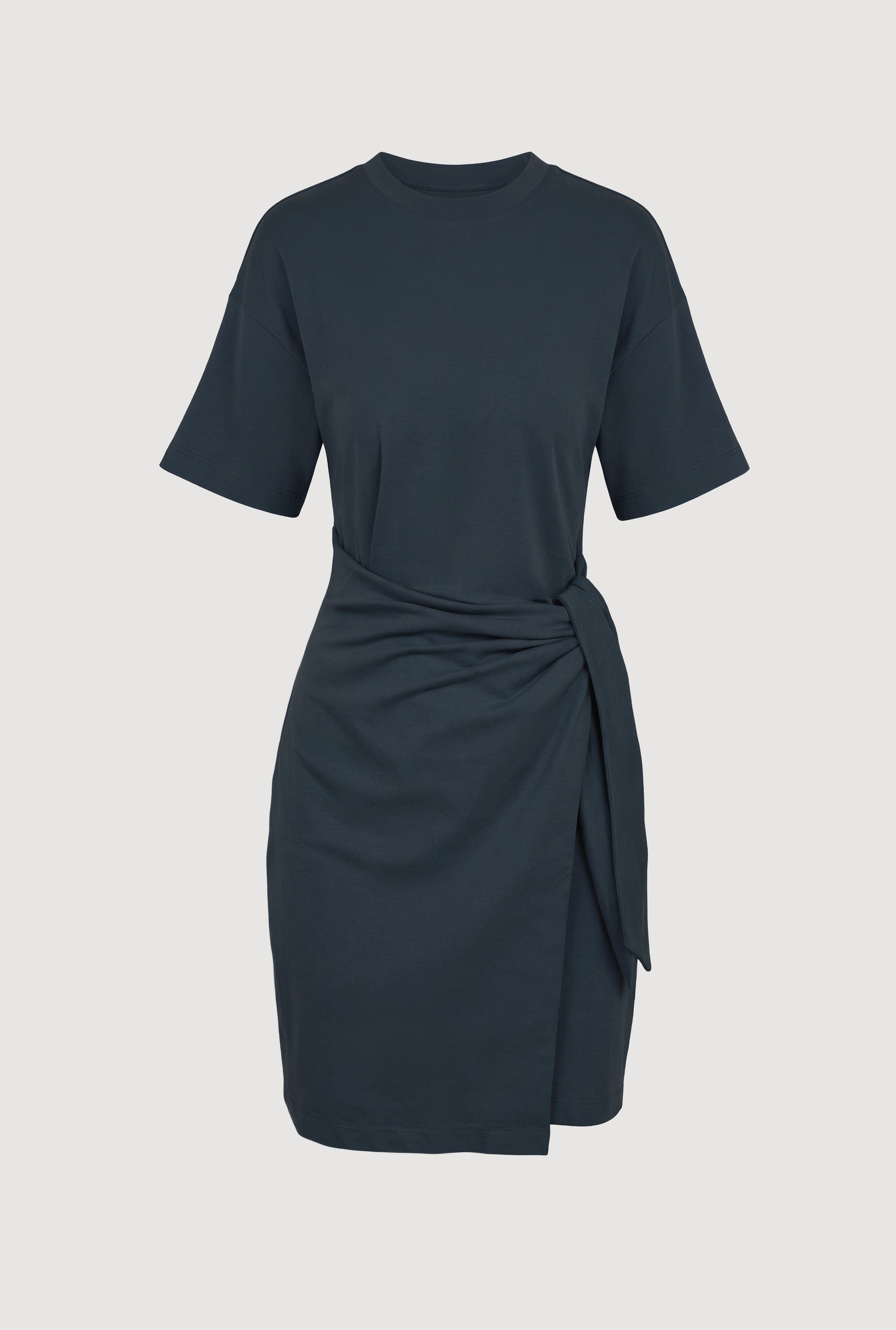 t shirt wrap dress Fallon Organic Cotton T-Shirt Dark Maritime / XS Crafted from a soft Red Designer Dress for Color:Green/Blue Celtic fusion design