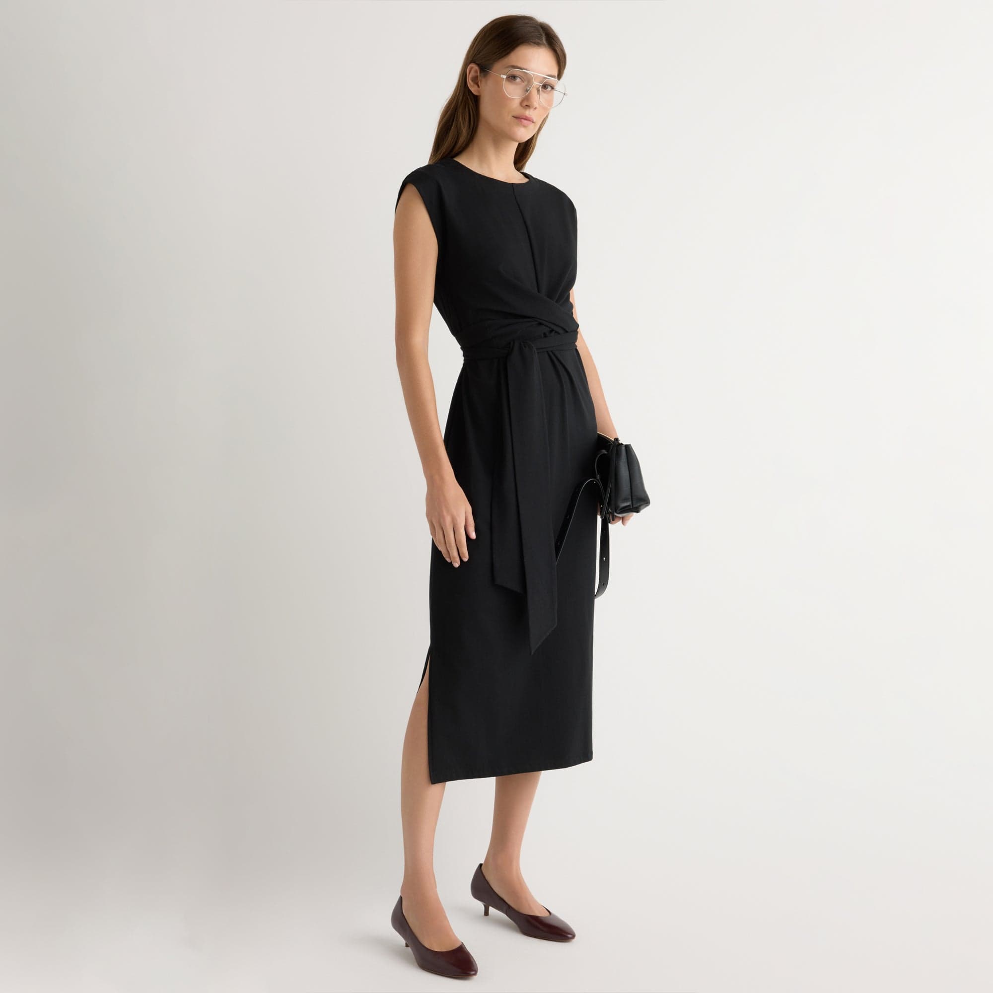 Fei Tie-Front Organic Cotton Dress