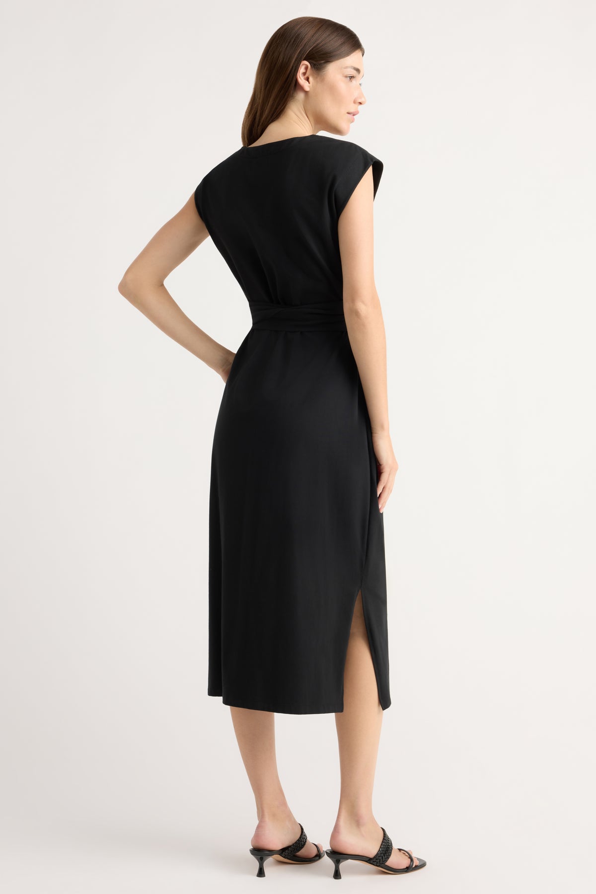 modern citizen fei tie front midi dress Wrap at abito Aderente Elisabetta Franchi Our modern take on Fall Dresses for Women Print:DML