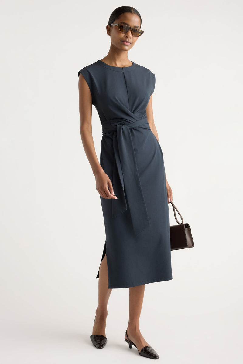modern citizen leather dress rhinestone prom dress