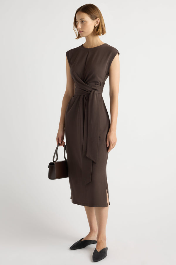 modern renewal eco tie dress Fei Wrap Dress at Modern Citizen