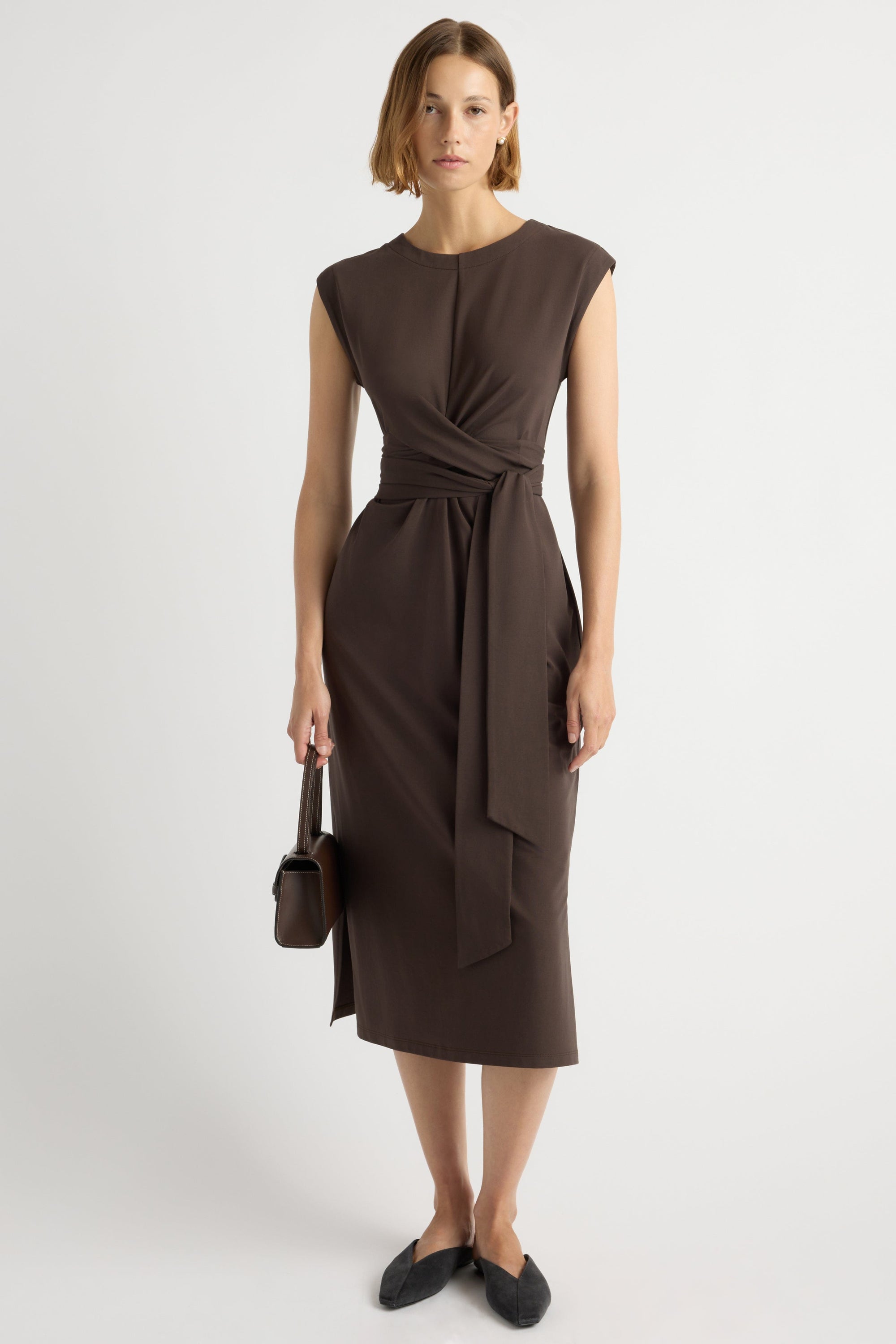 Fei Tie-Front Organic Cotton Dress