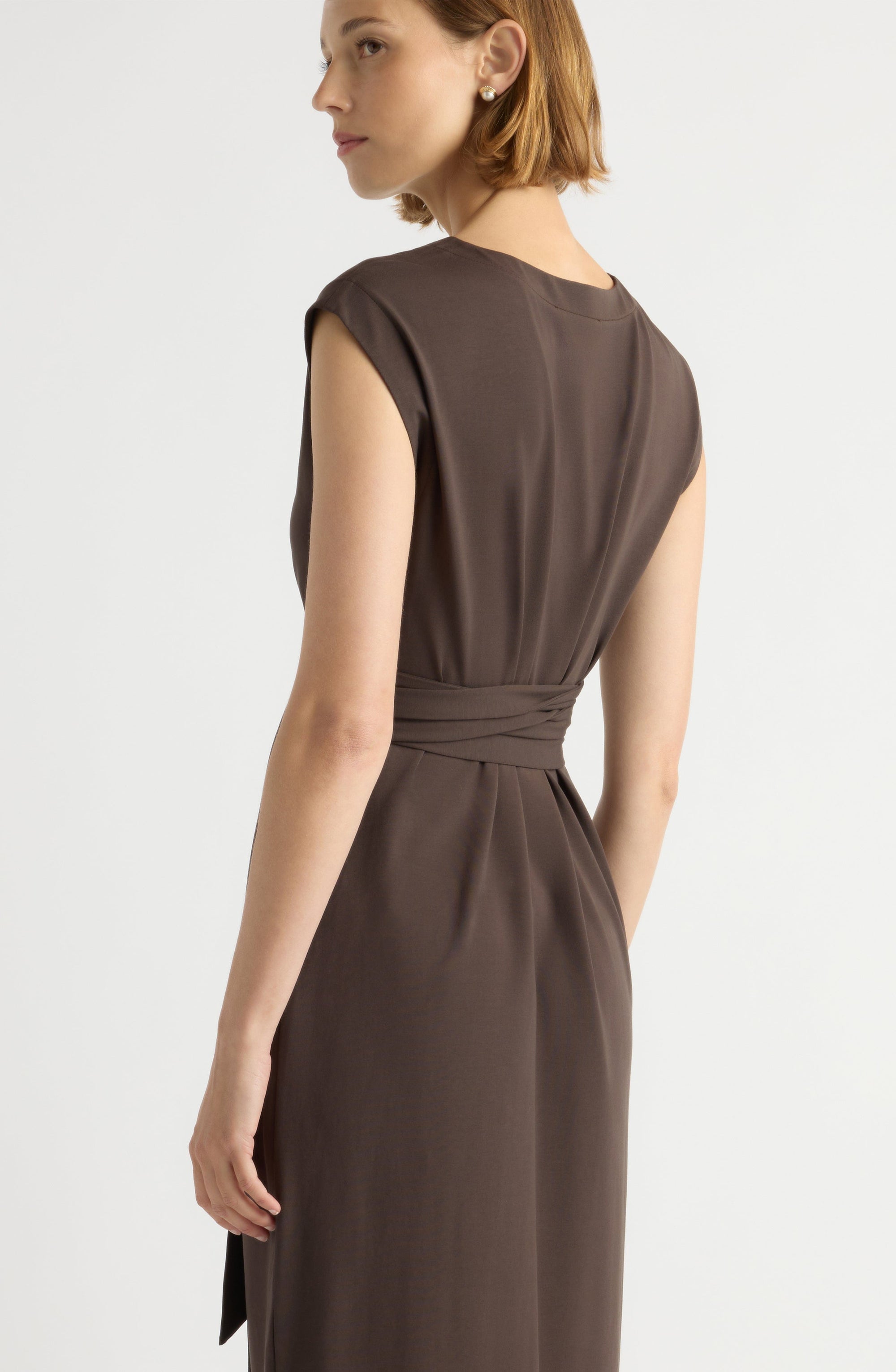 organic cotton formal dress Organic Belted Cotton Shirt Dress main image 0