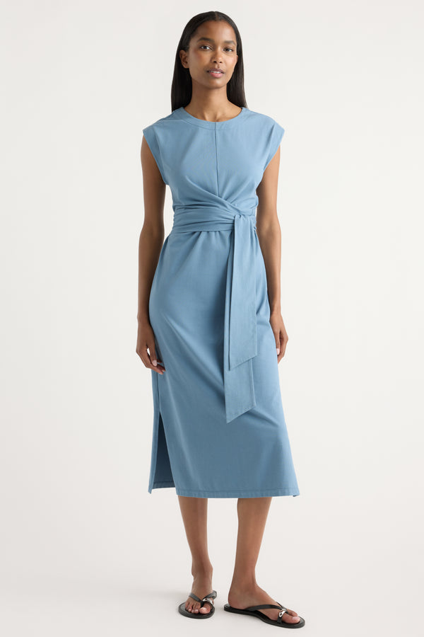 modern daos dress Fei Tie-Front Organic Cotton Dress
