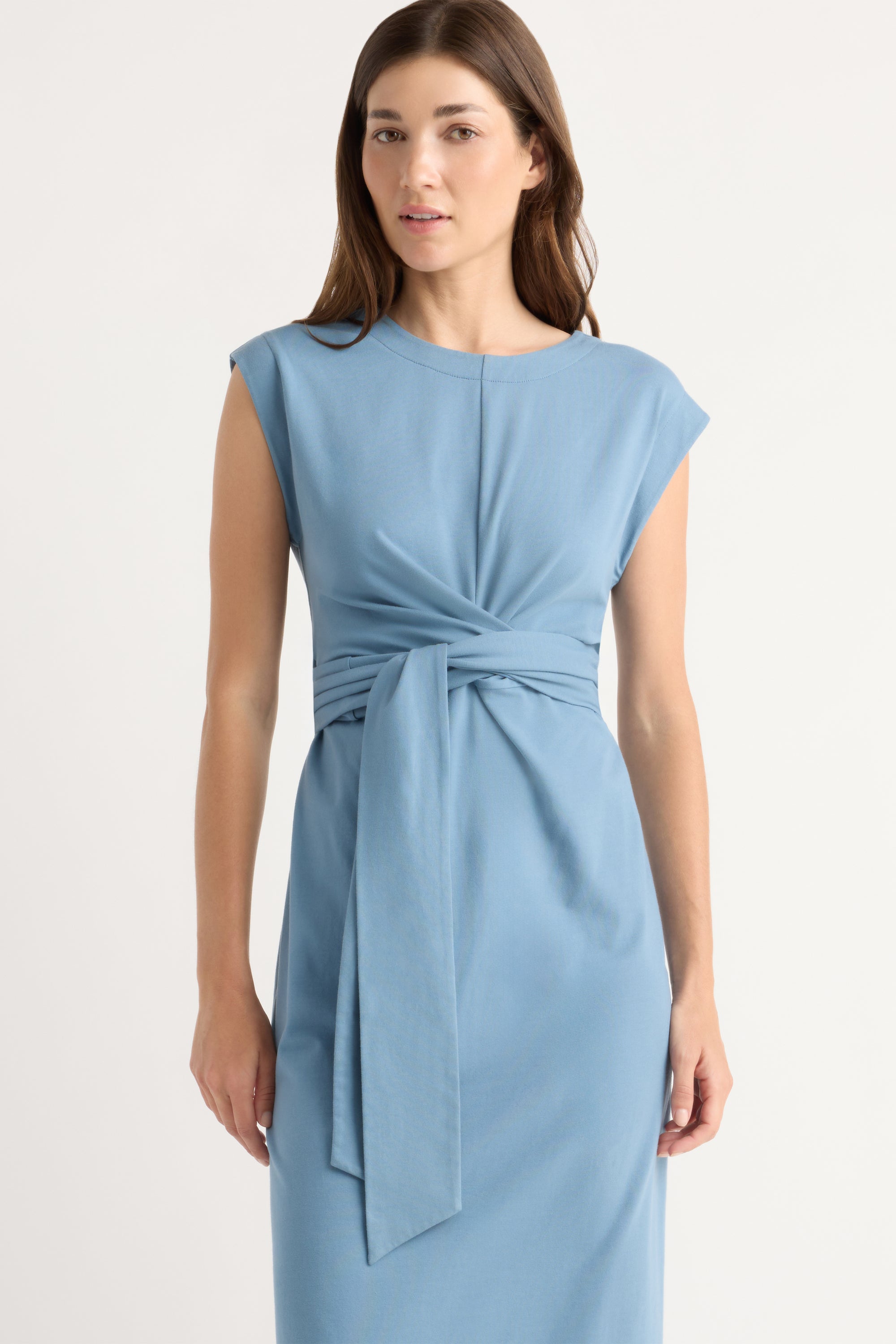 modern citizen fei dress Fei Tie-Front Organic Cotton Dress