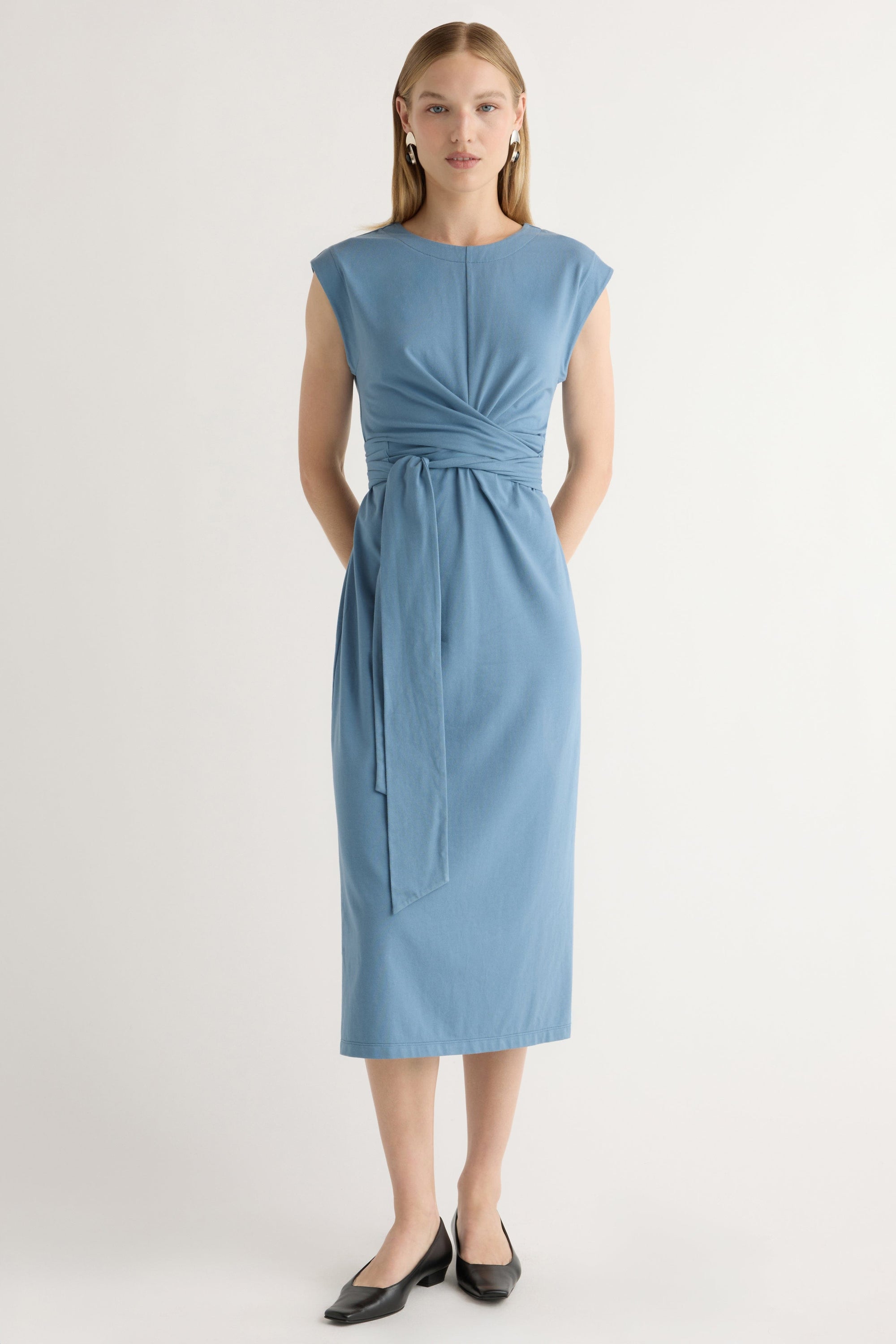 Fei Tie-Front Organic Cotton Dress