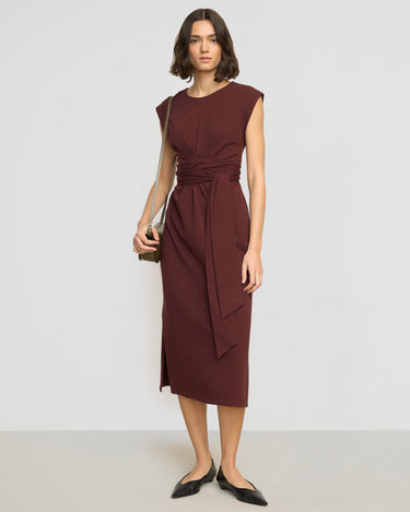 Olivia | Fei Tie-Front Organic Cotton Dress in Size Small 