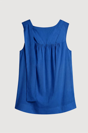 Florence Tie-Shoulder Cotton Blouse