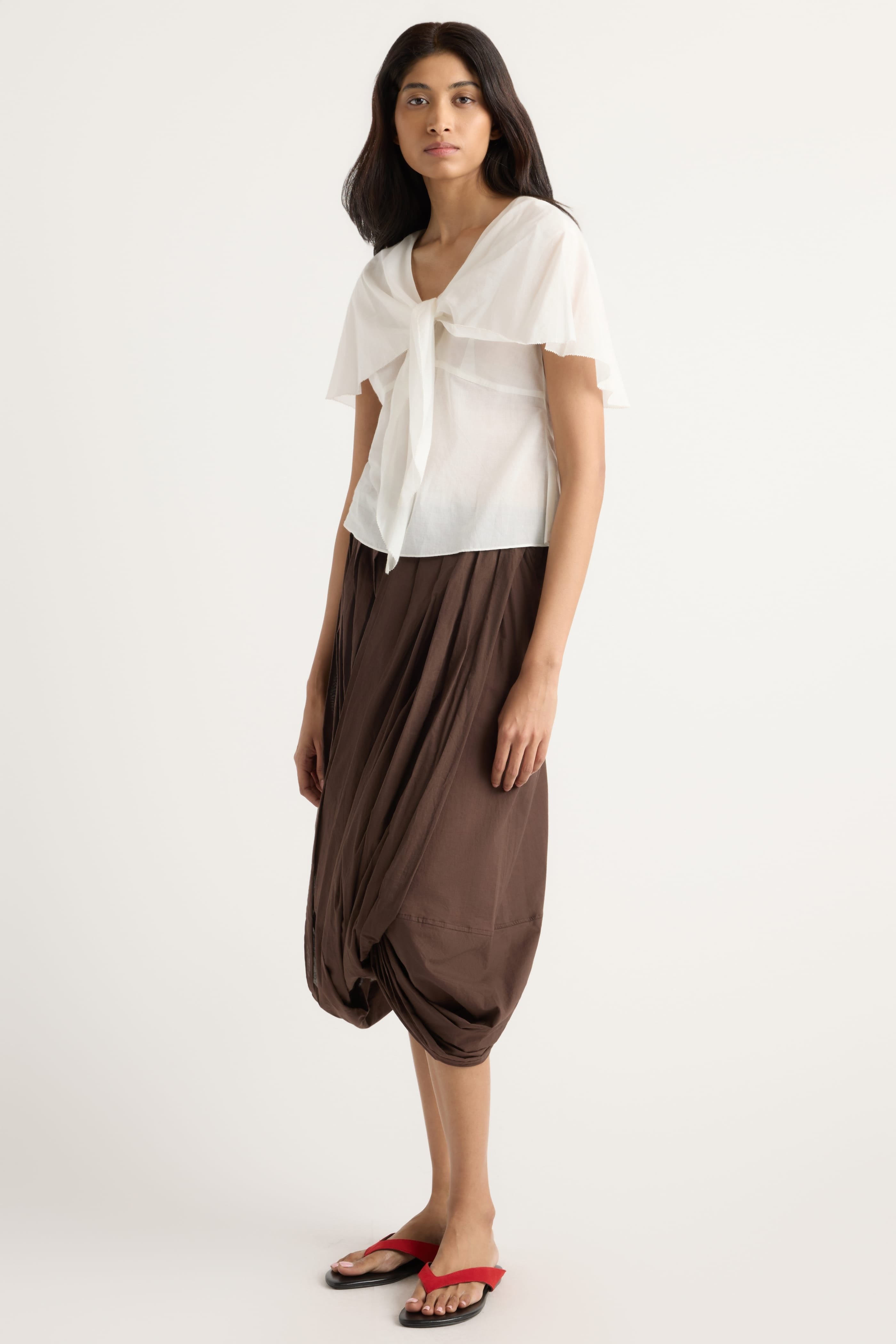 Geneva Layered V-Neck Blouse