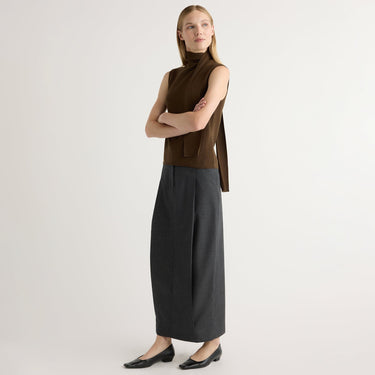 Jess | Georgina Wool-Blend Wrap Skirt in Size Small
