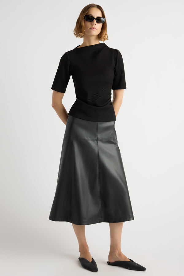 chinese dress ladies Dress Havana Vegan Leather