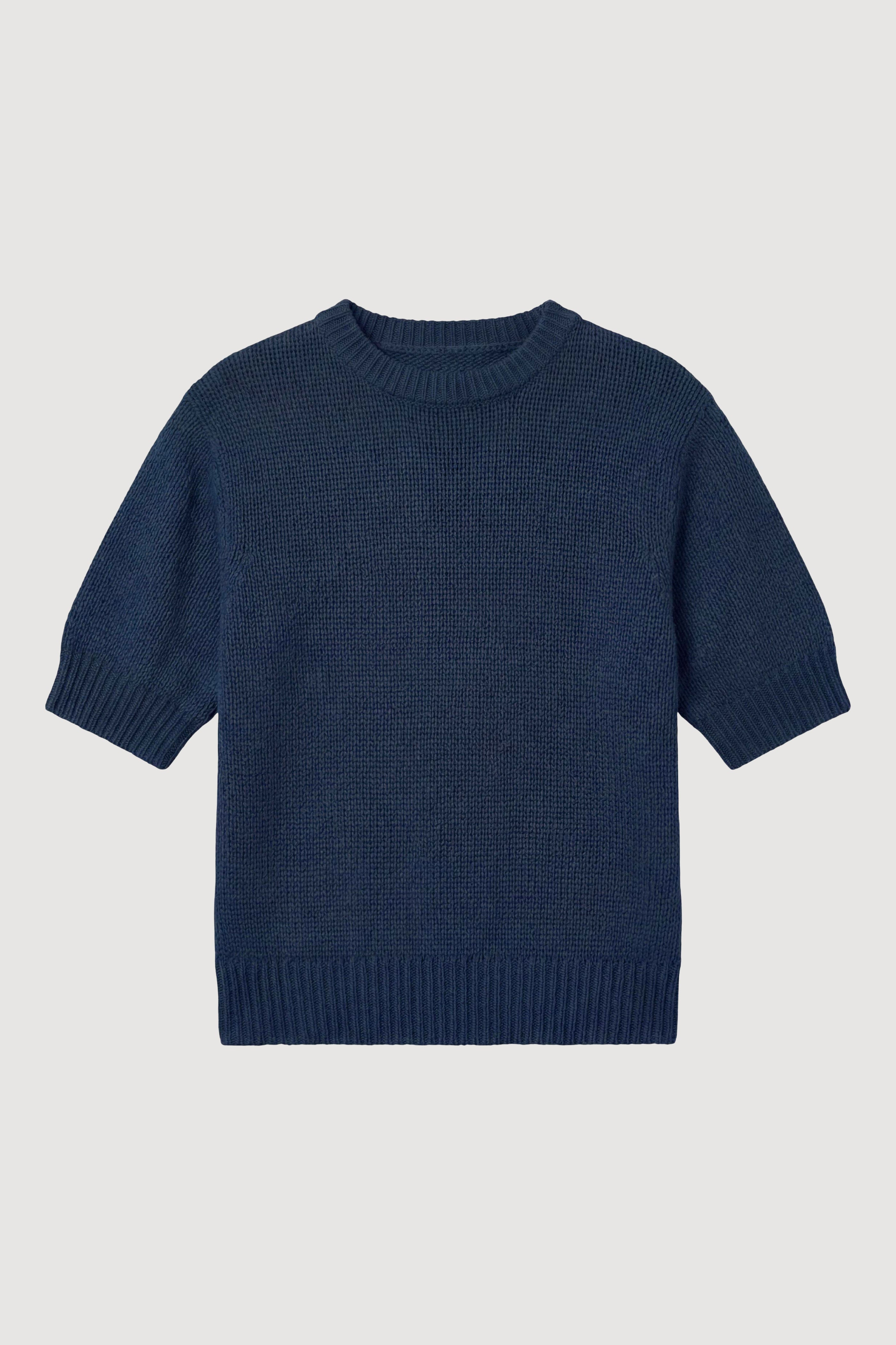 Heidi Pullover Short-Sleeve Knit Top