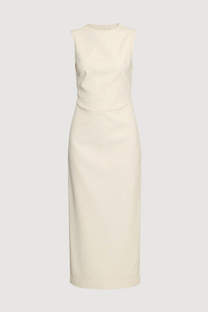 Inari Cotton Twill Boat-Neck Dress