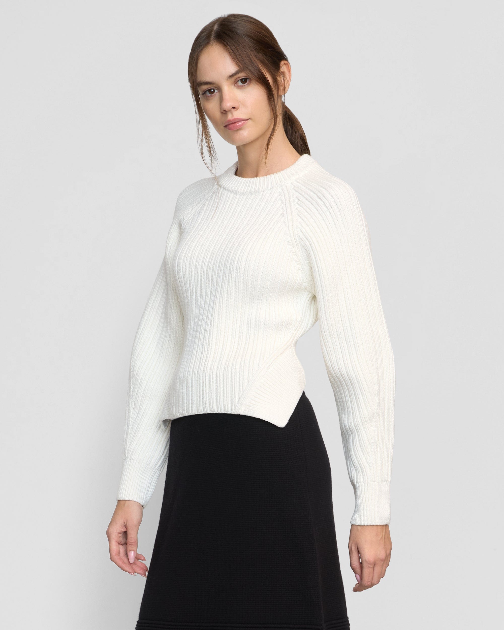 Iona Organic Cotton Cropped Sweater