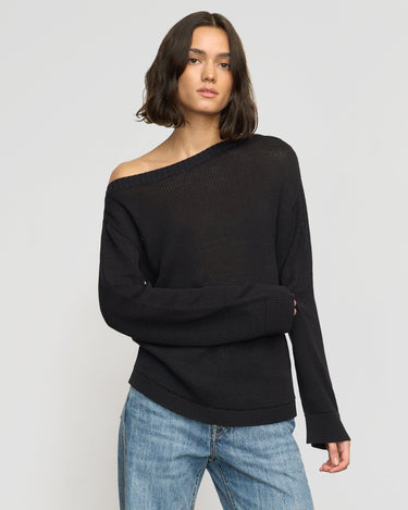 Olivia | Issa Lightweight Off-Shoulder Sweater in Size Small