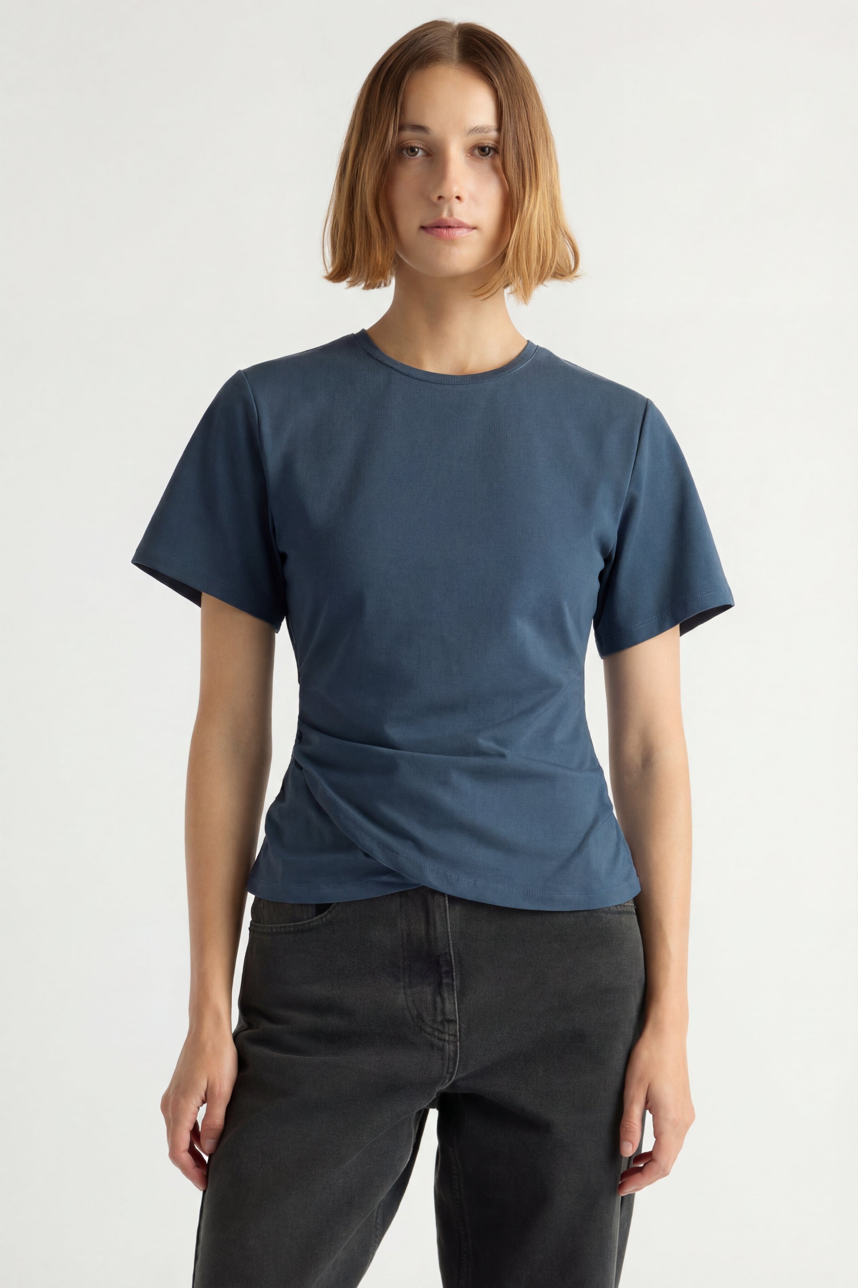 トップス fti Textured Tie Front Top | Talbots