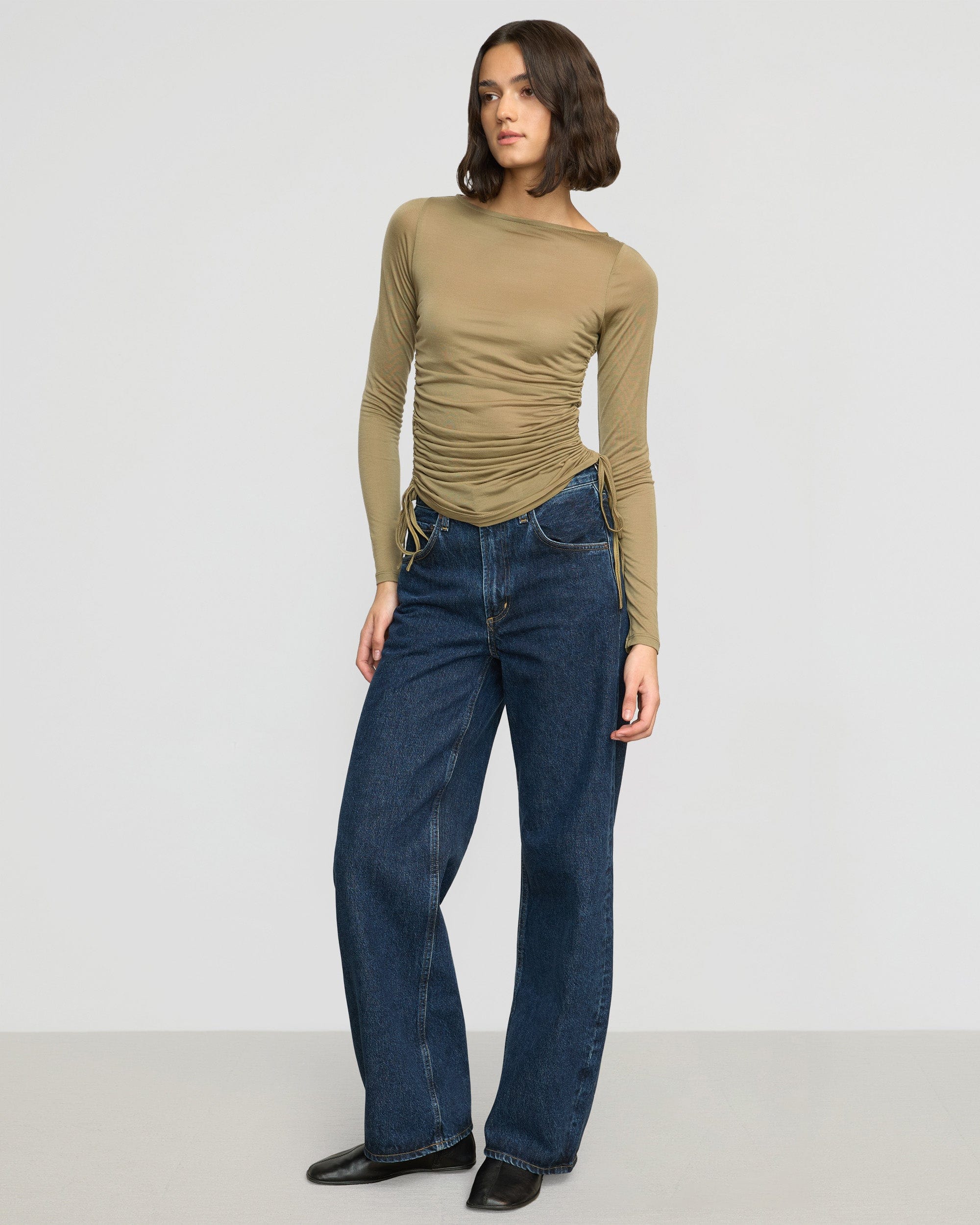 美品★BOTANICAL SHEER LONG TEE Ameri（アメリ）の「BOTANICAL SHEER LONG TEE（Tシャツ