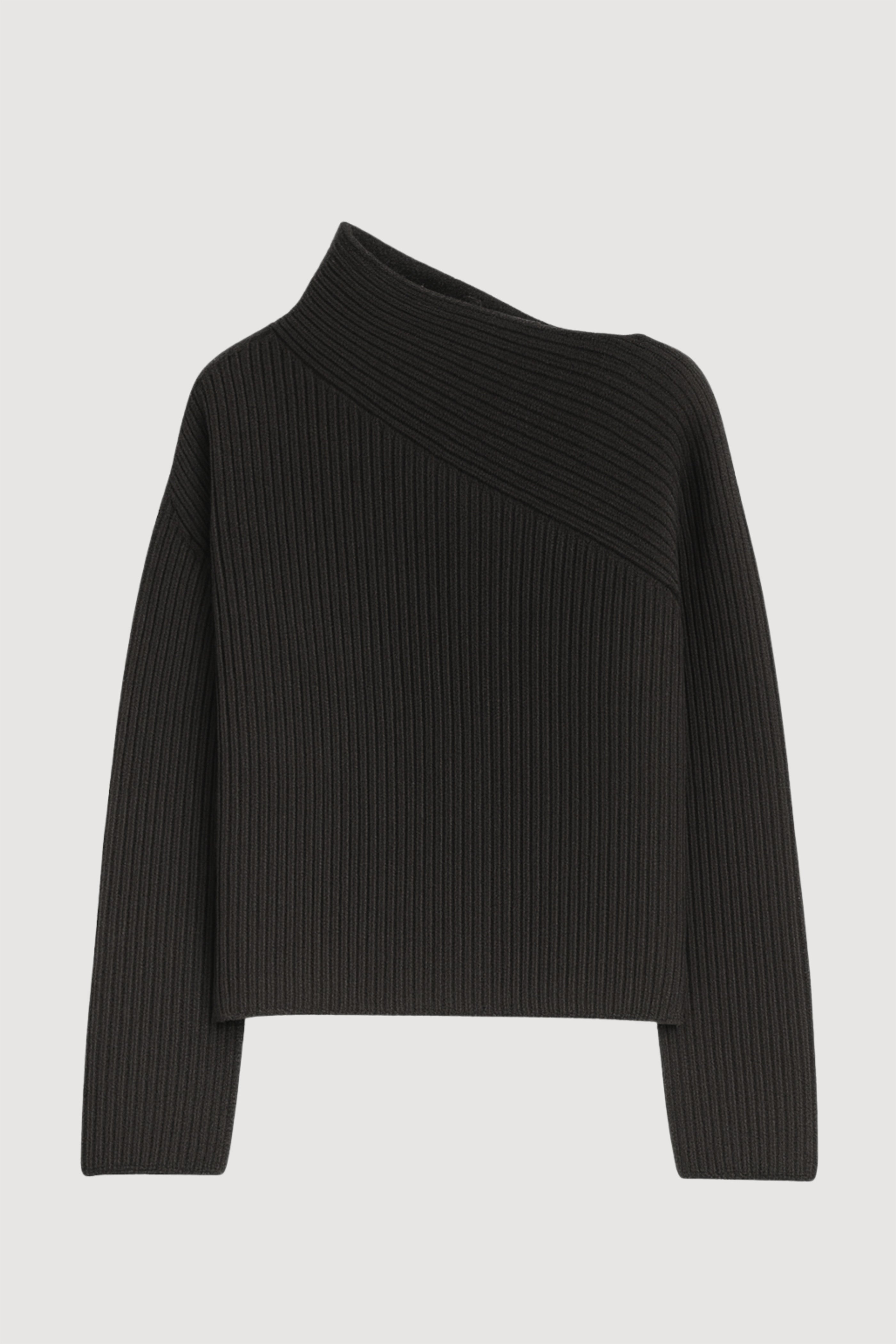 Julisa Asymmetric-Neck Sweater