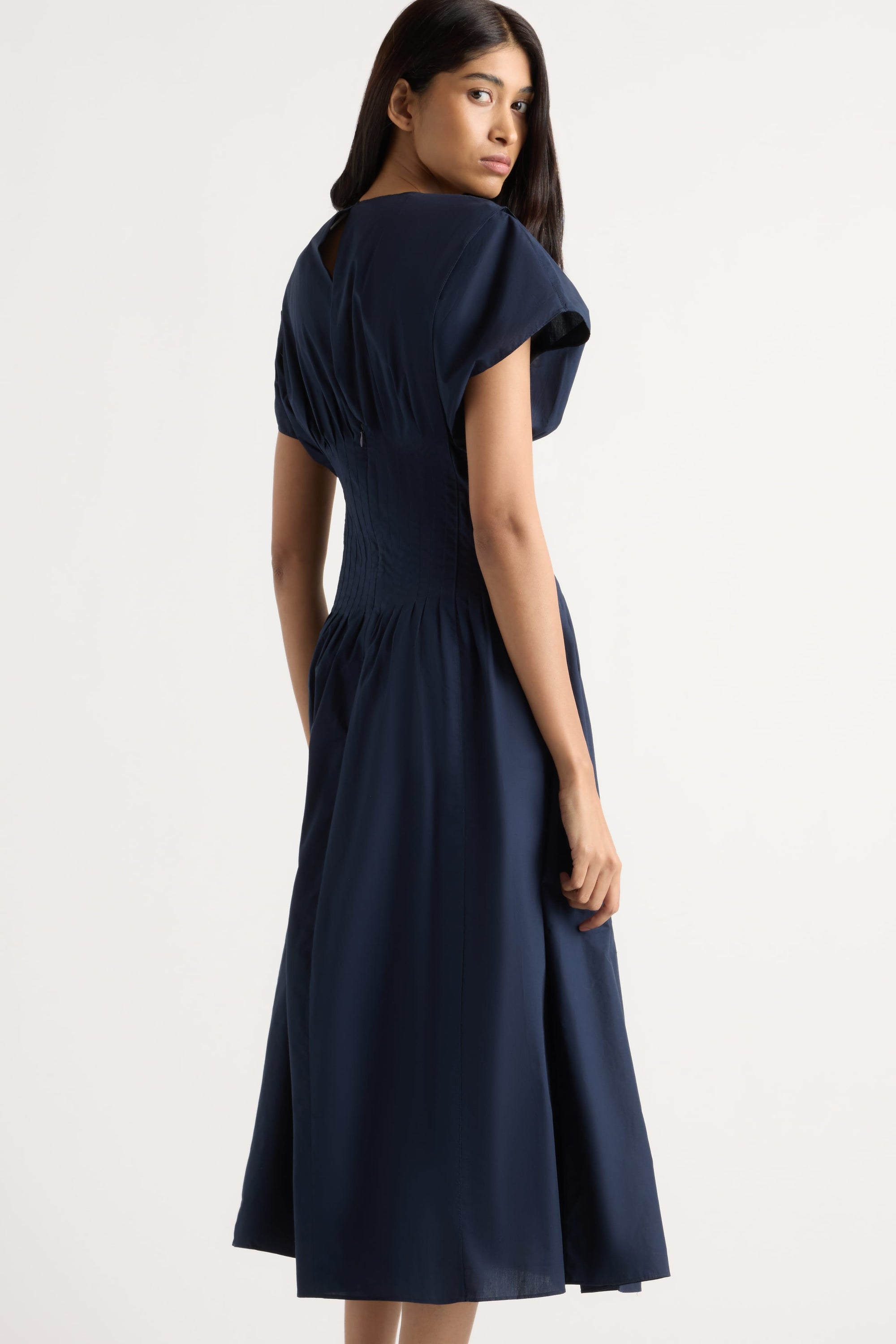 blouson formal dress Kai Pleated Blouson Dress