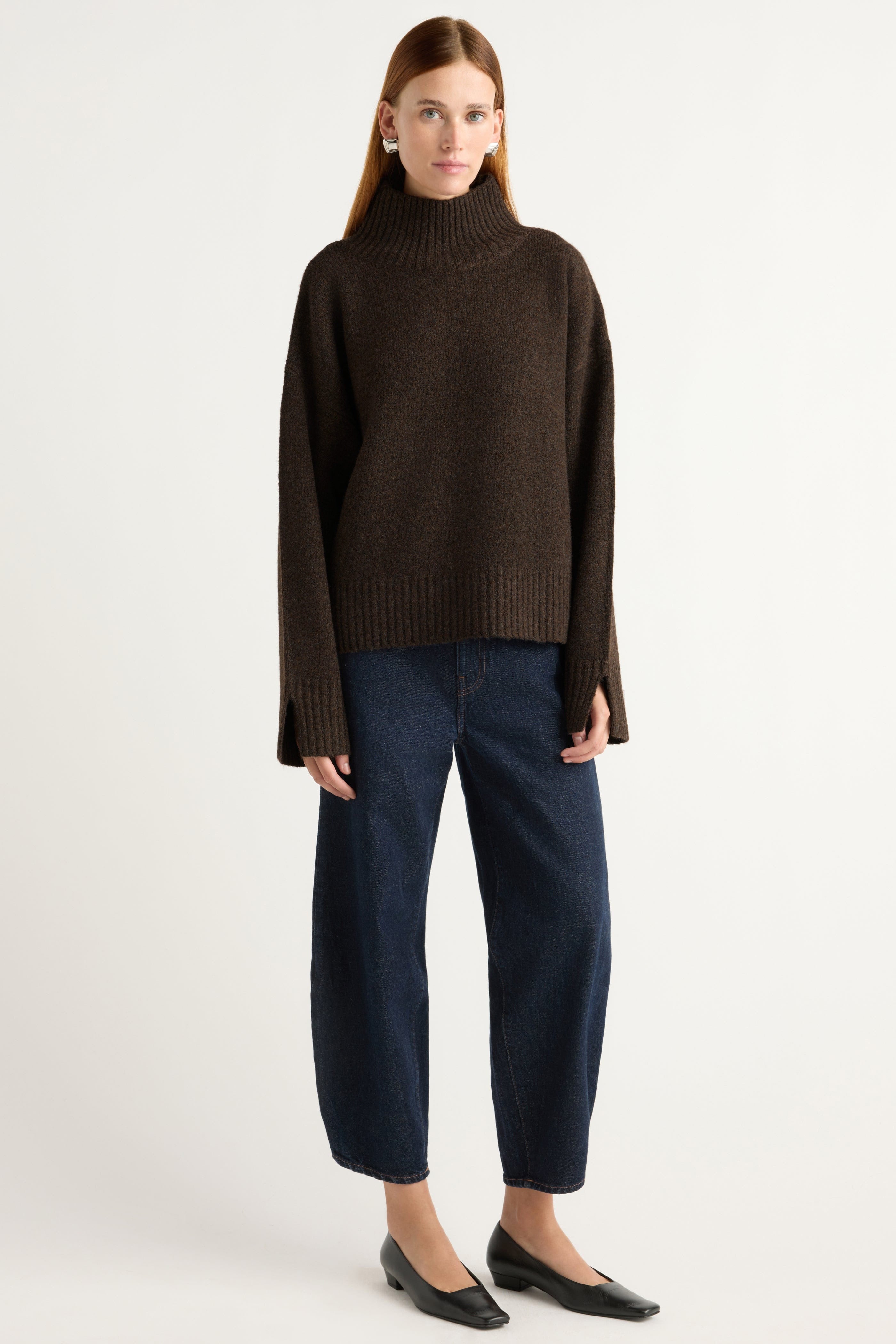 Karlie Oversized Turtleneck Sweater
