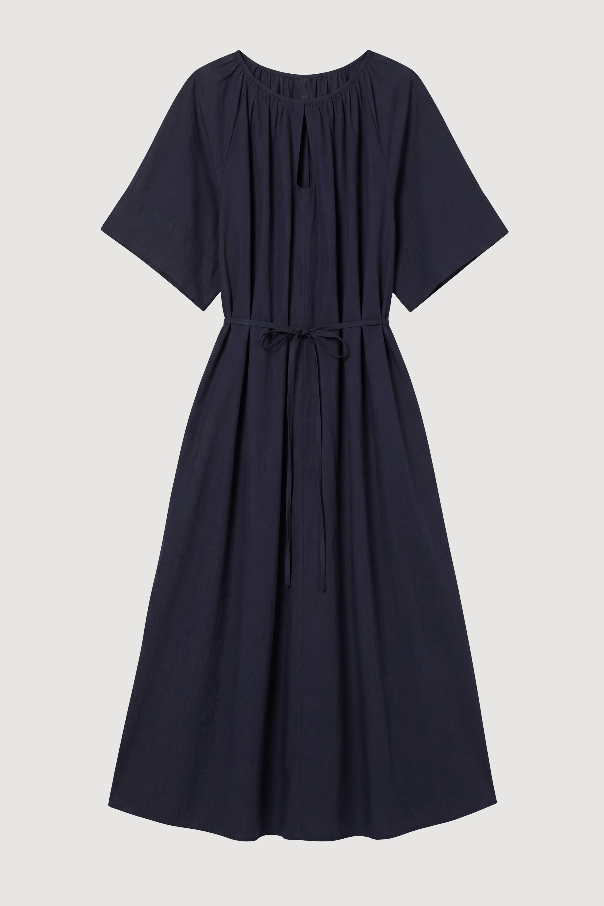 cotton poplin tie-waist midi dress NWT Banana Republic Factory Poplin Tie-Waist Midi Dress White Sz XS