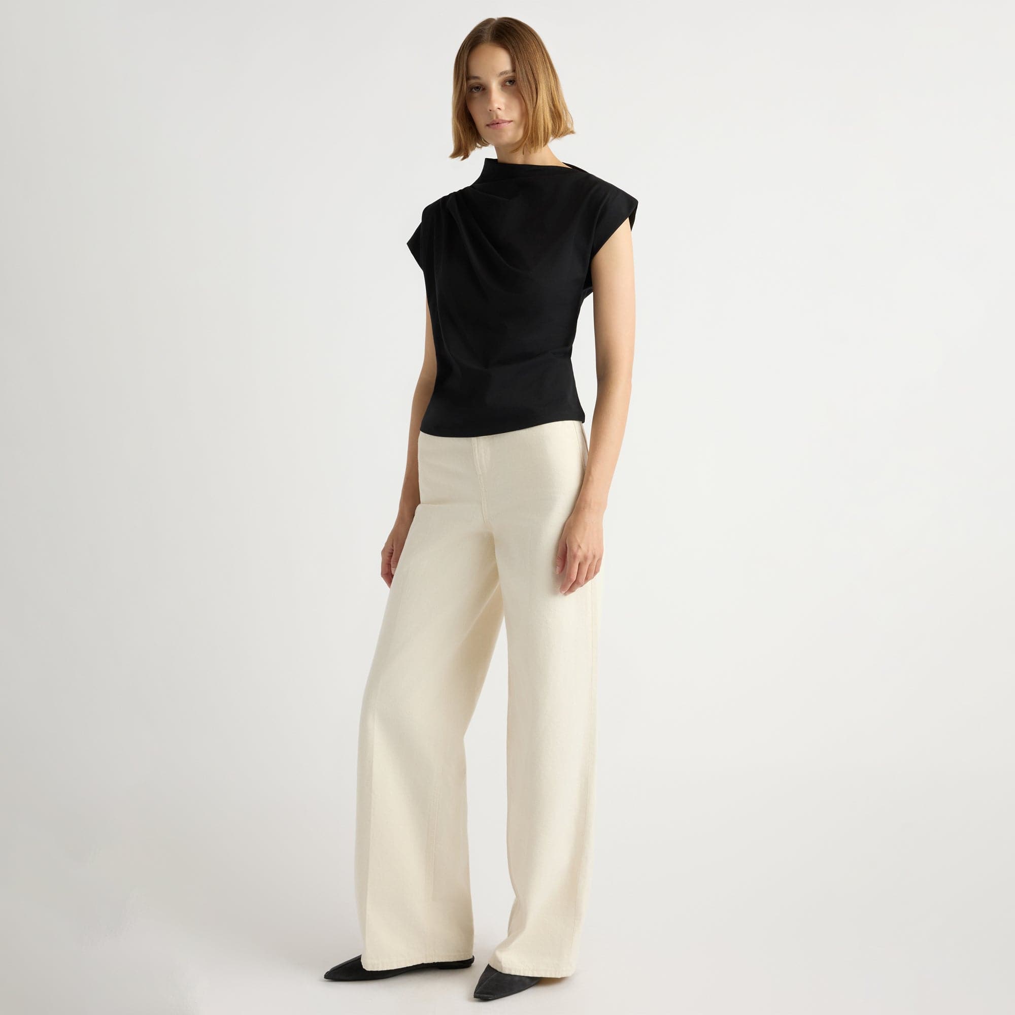 Kenny Asymmetric-Neck Tee