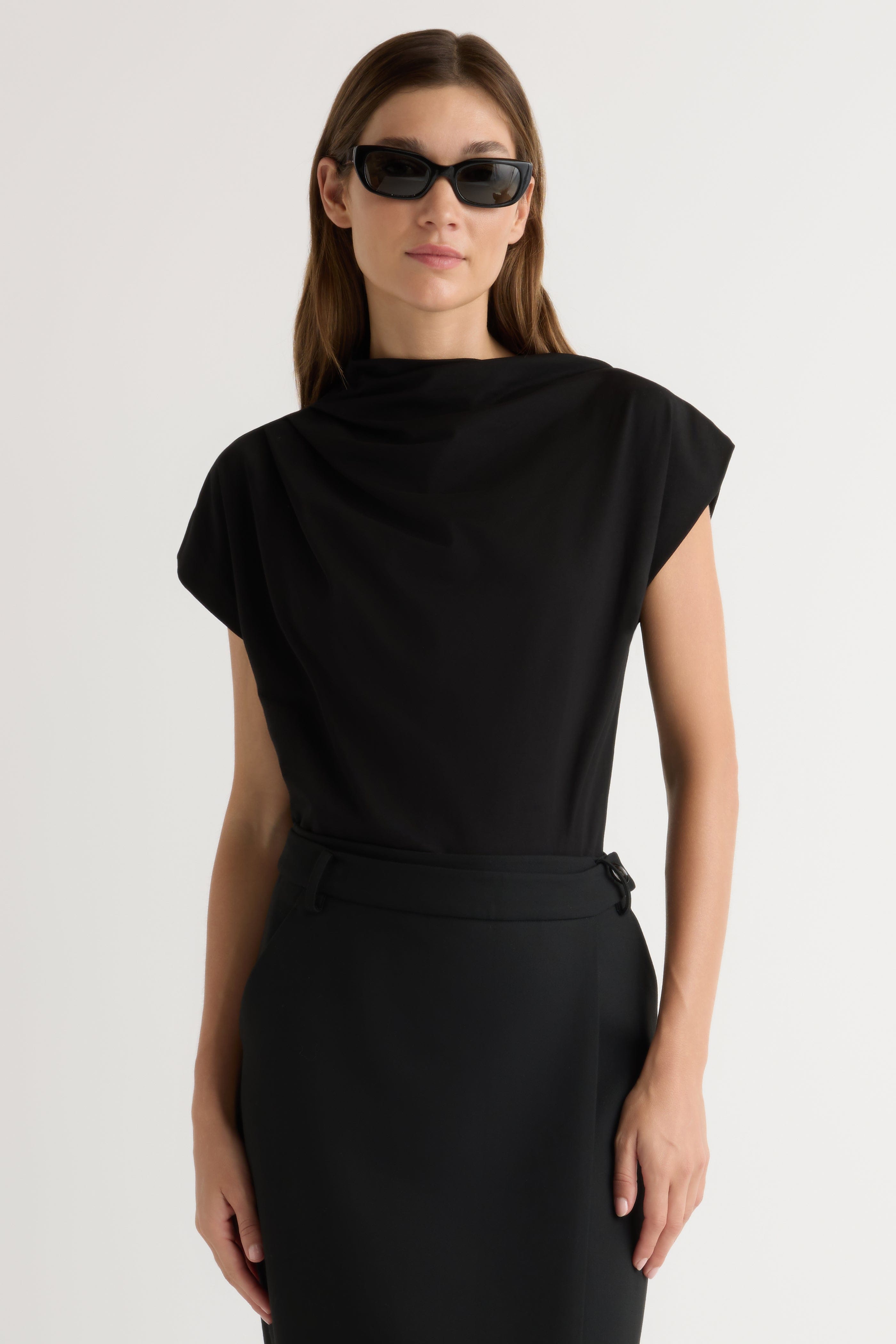 Kenny Asymmetric-Neck Tee