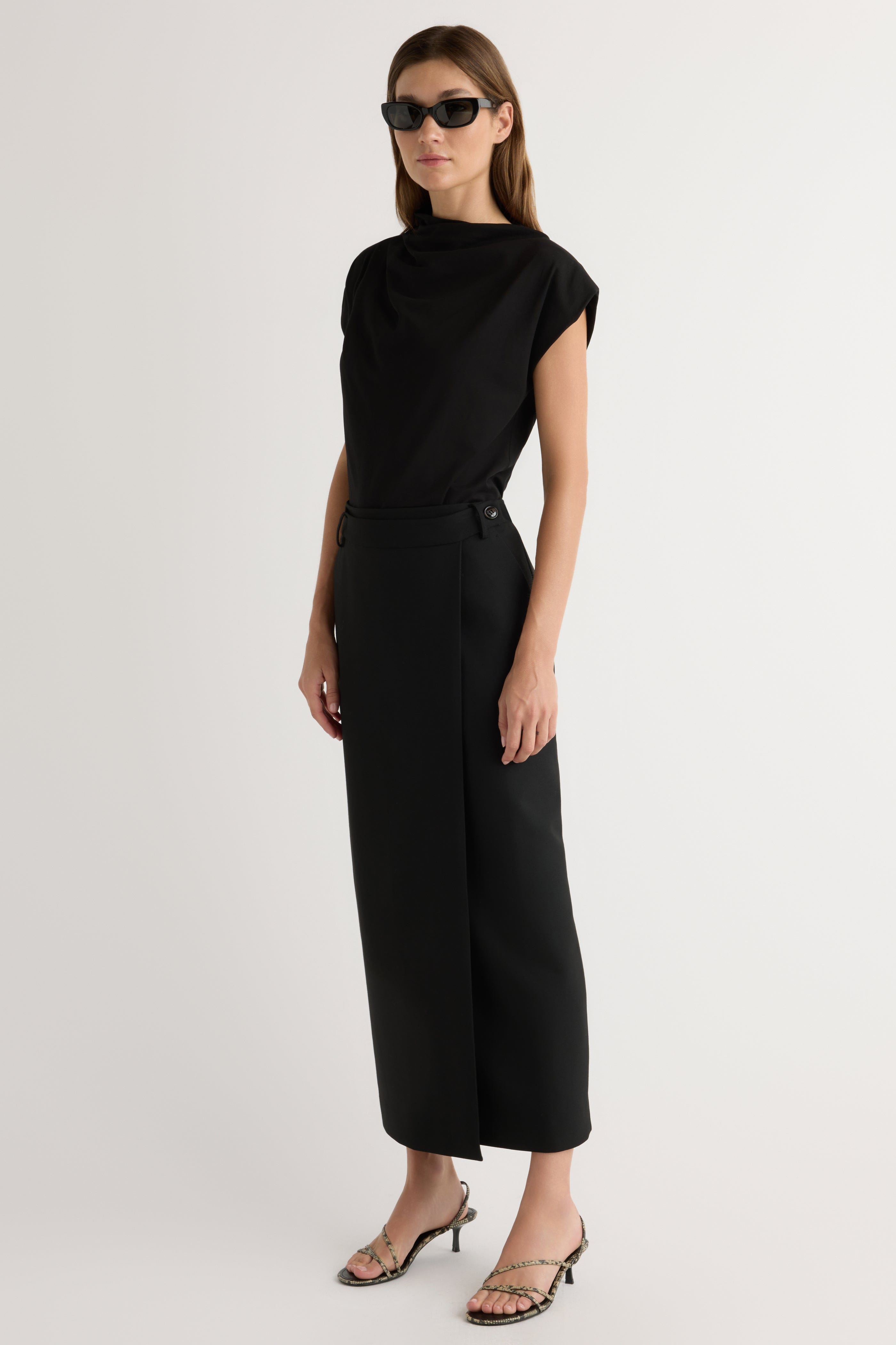 Kenny Asymmetric-Neck Tee