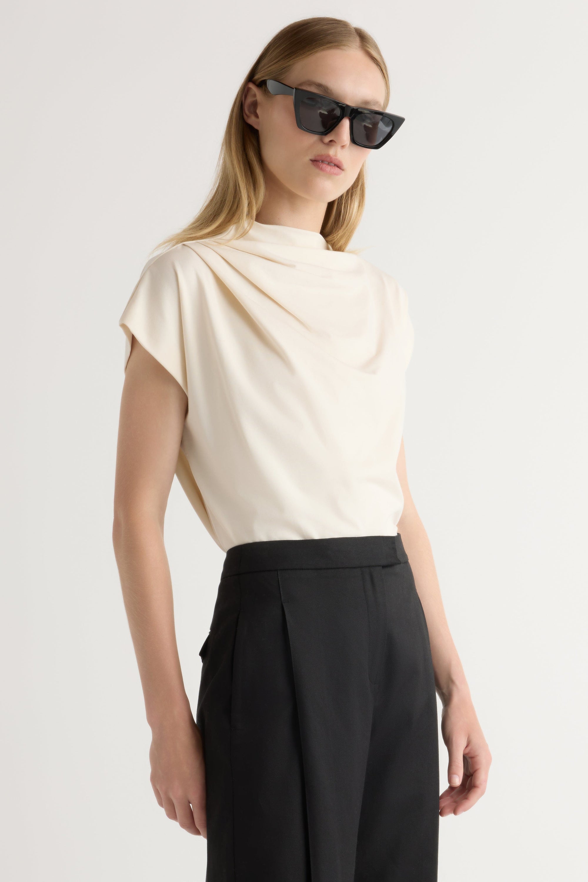 Kenny Asymmetric-Neck Tee