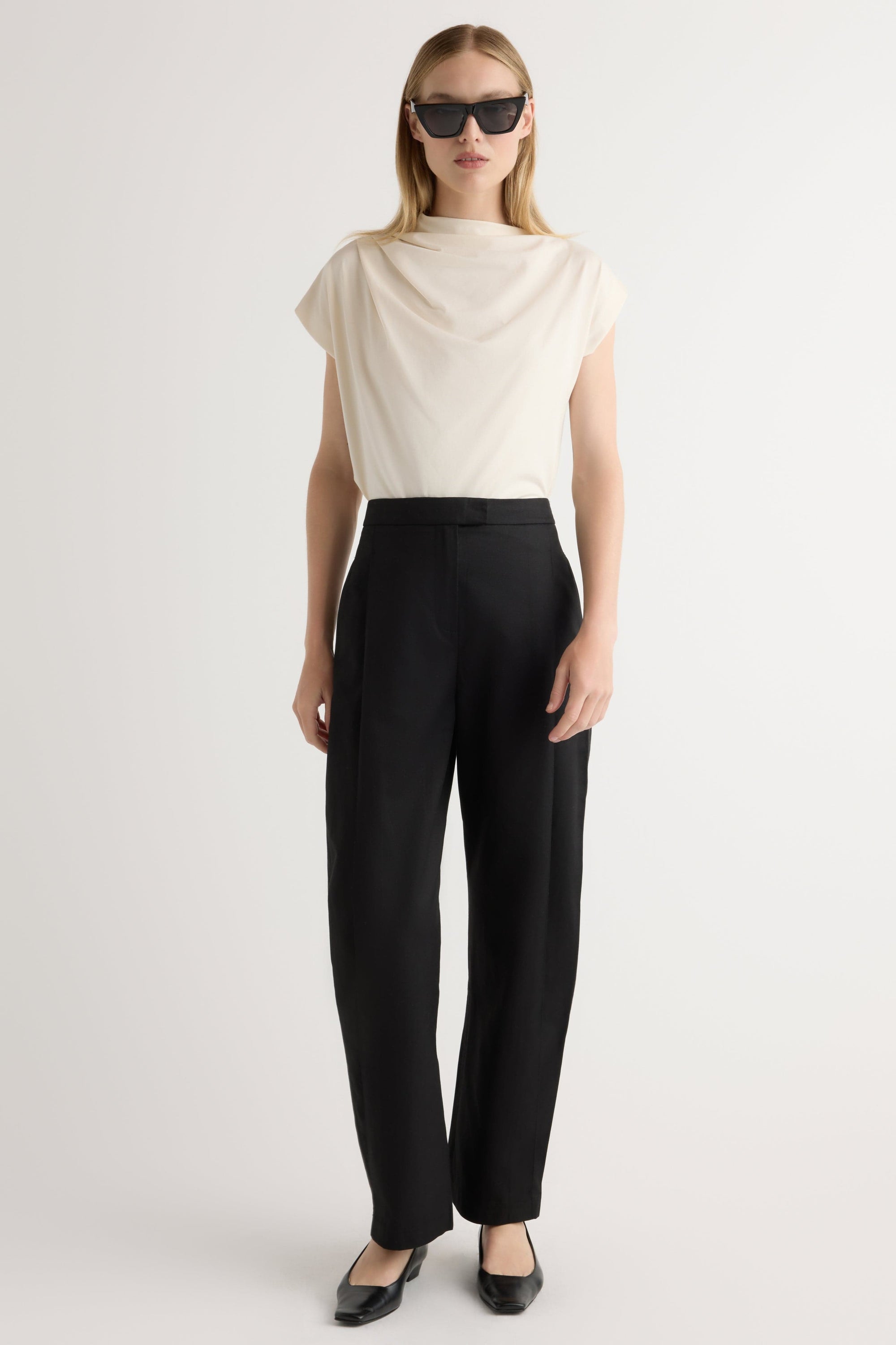 Kenny Asymmetric-Neck Tee