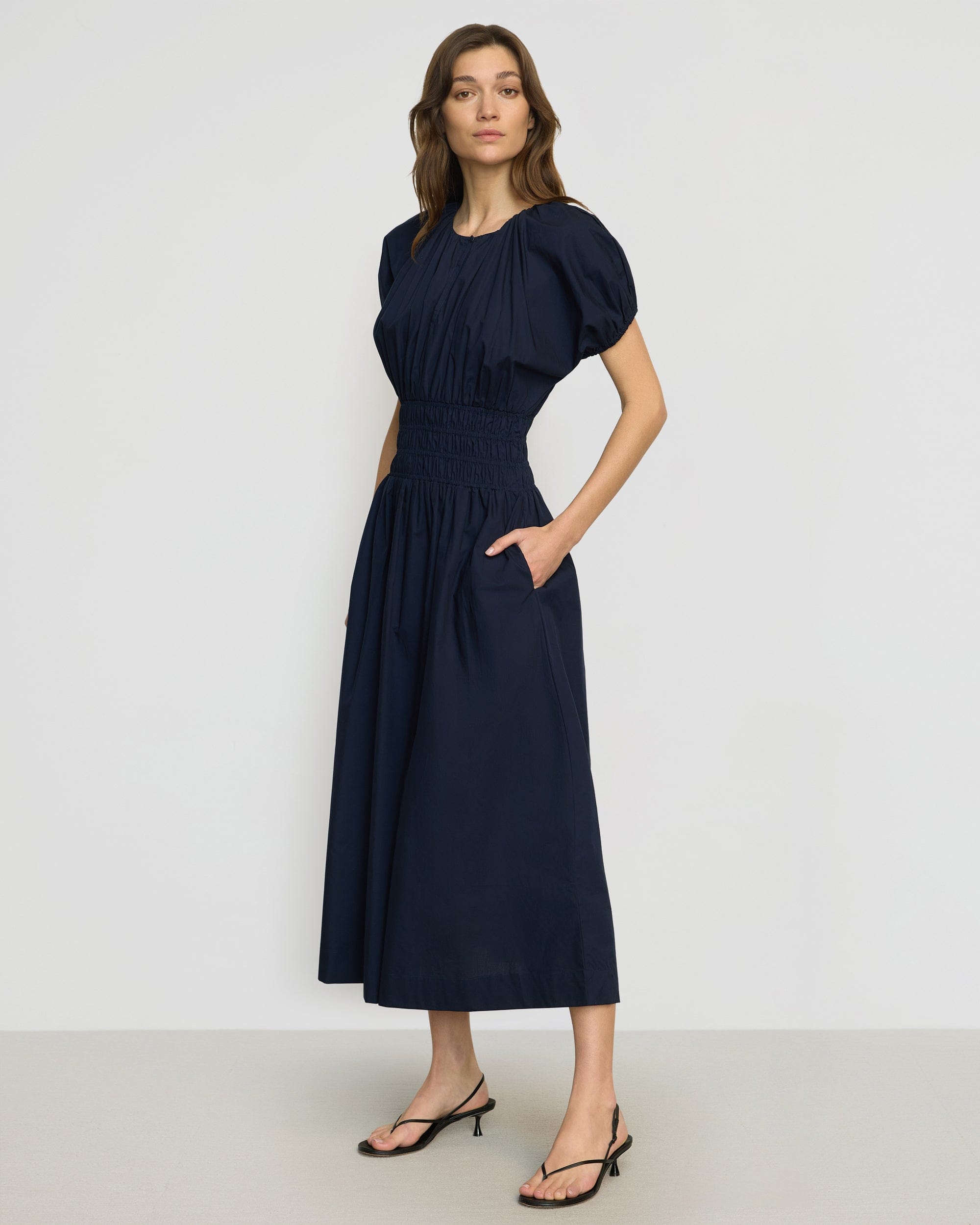 Kyla Organic Cotton Blouson Dress