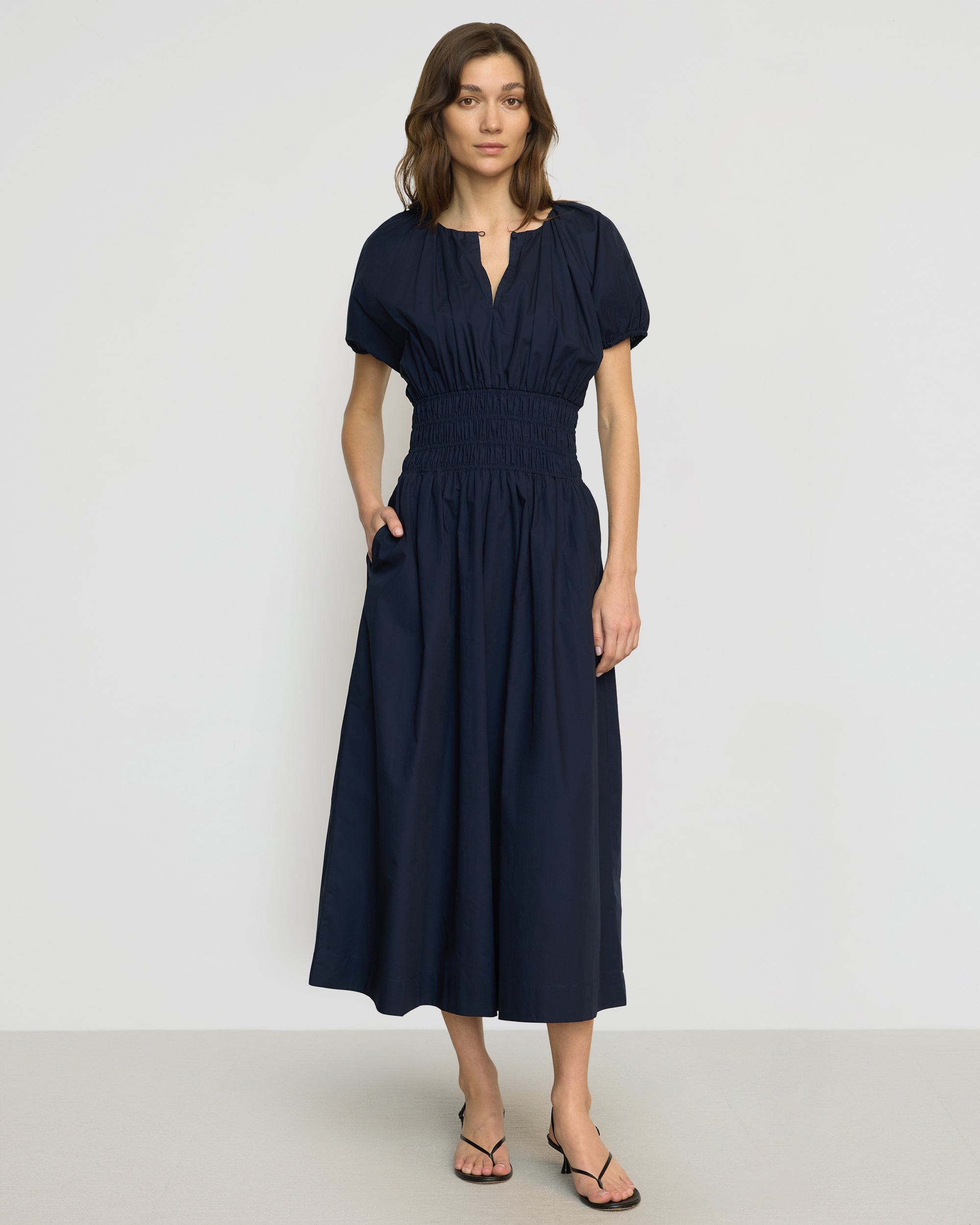 Kyla Organic Cotton Blouson Dress