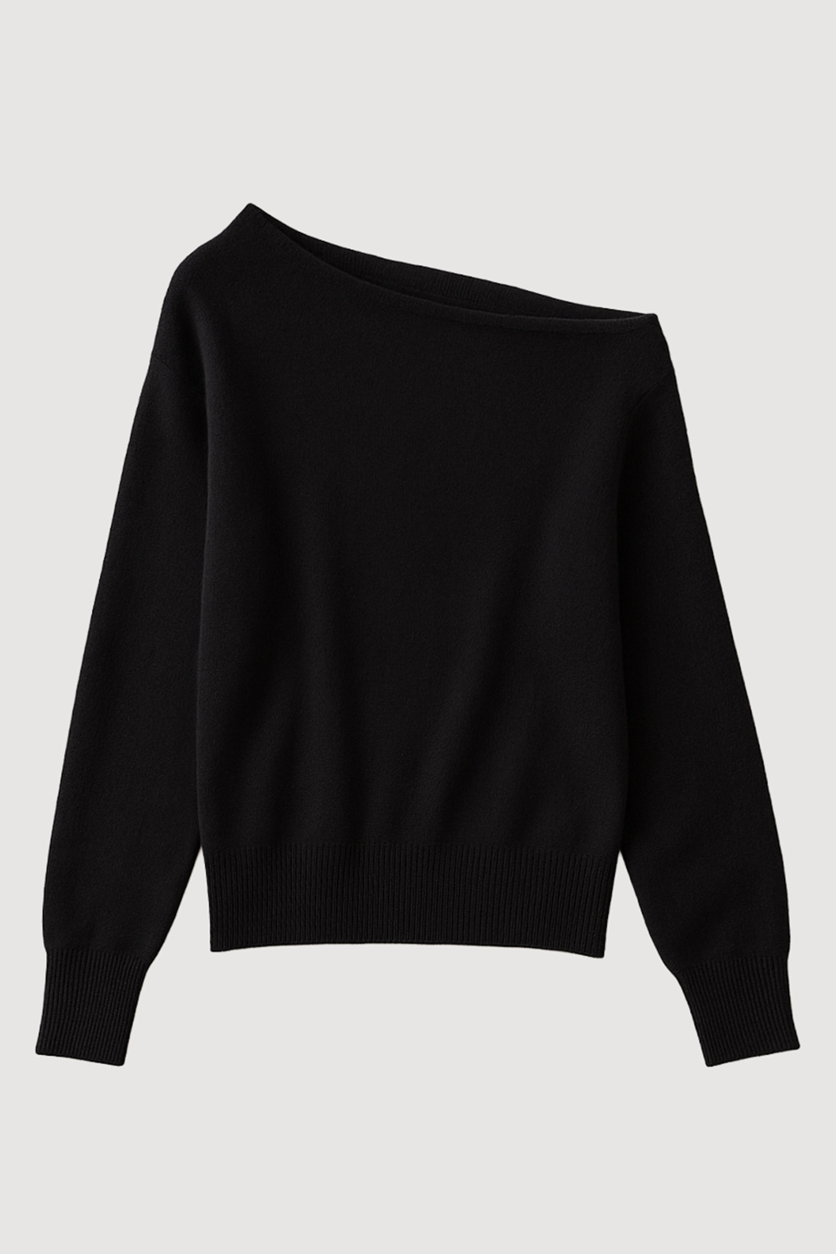 トップス dich henderson OFF SHOULDER SWEAT BLACK dich henderson OFF SHOULDER SWEAT BLACK