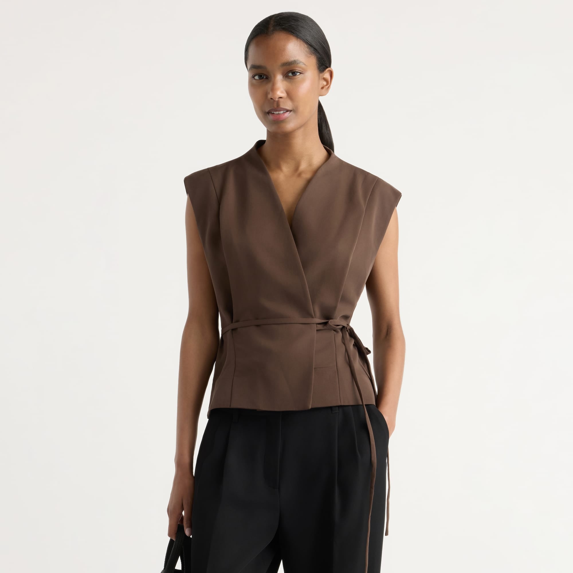 Leandra Tie-Wrap Vest
