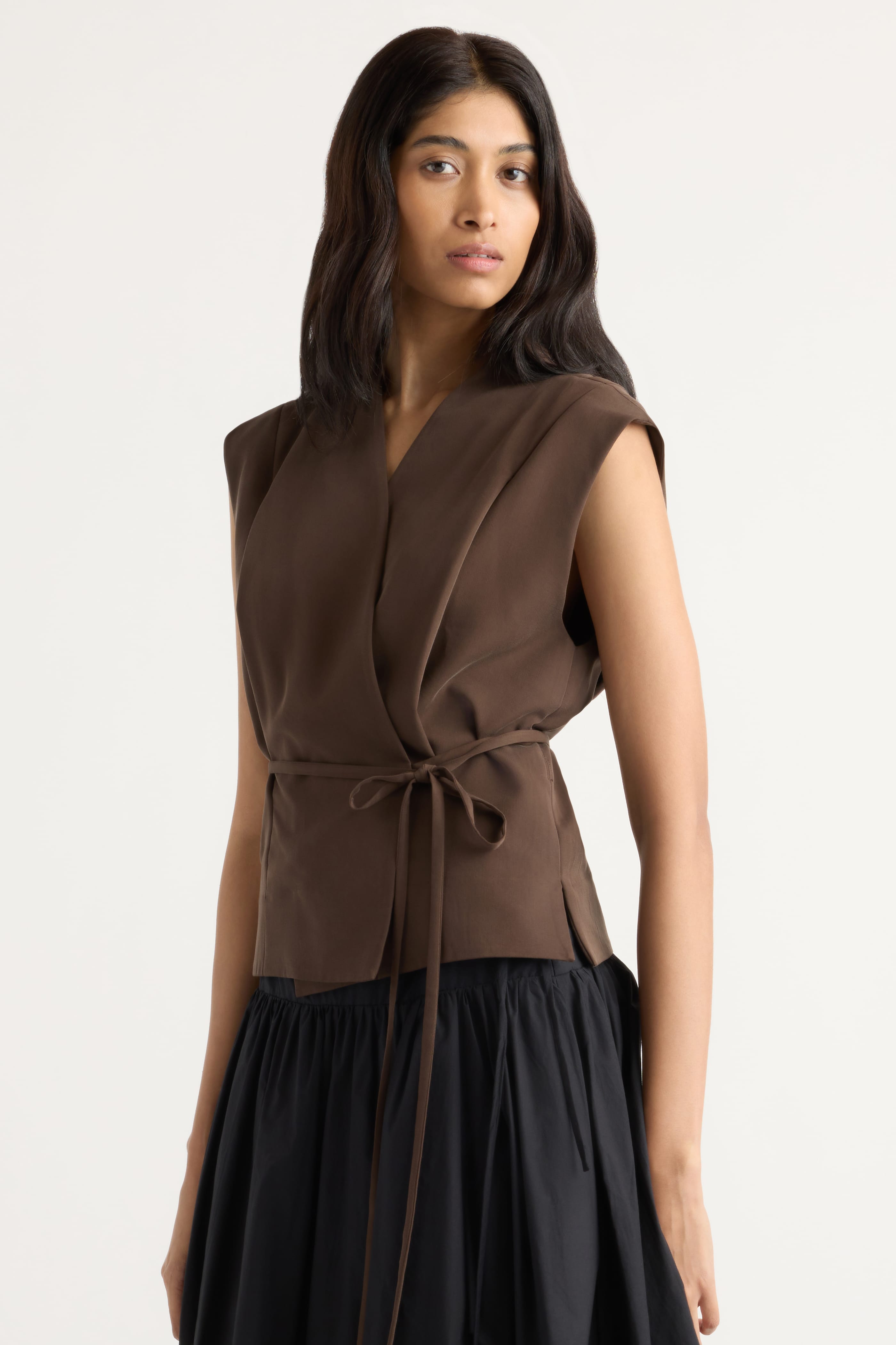 Leandra Tie-Wrap Vest