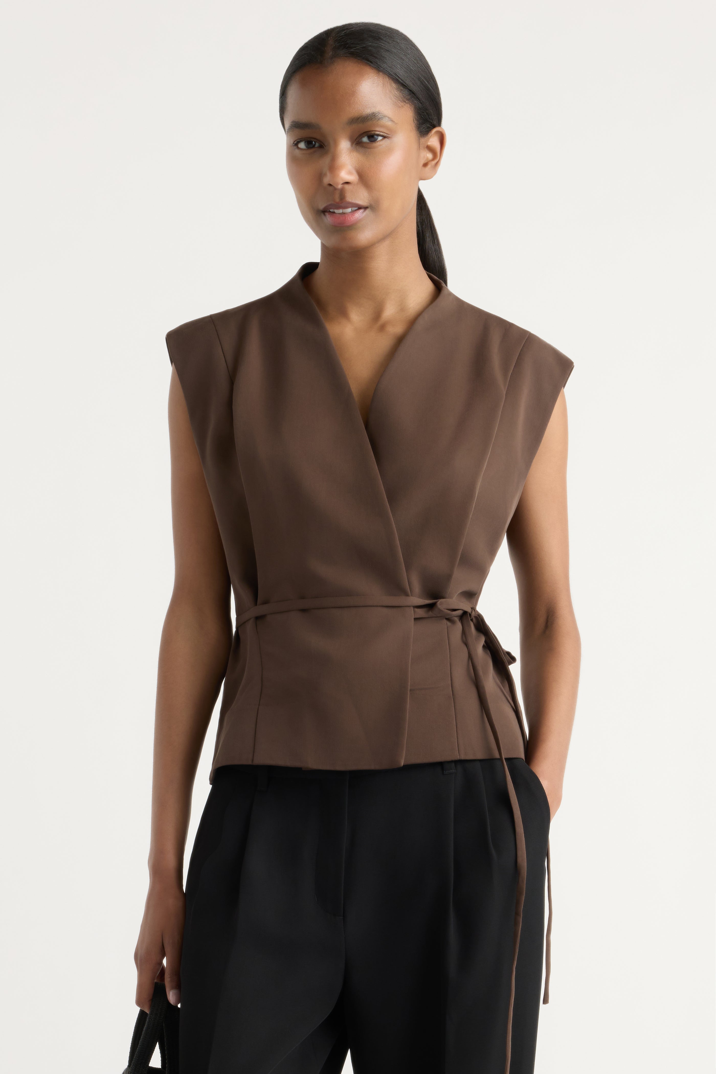 Leandra Tie-Wrap Vest