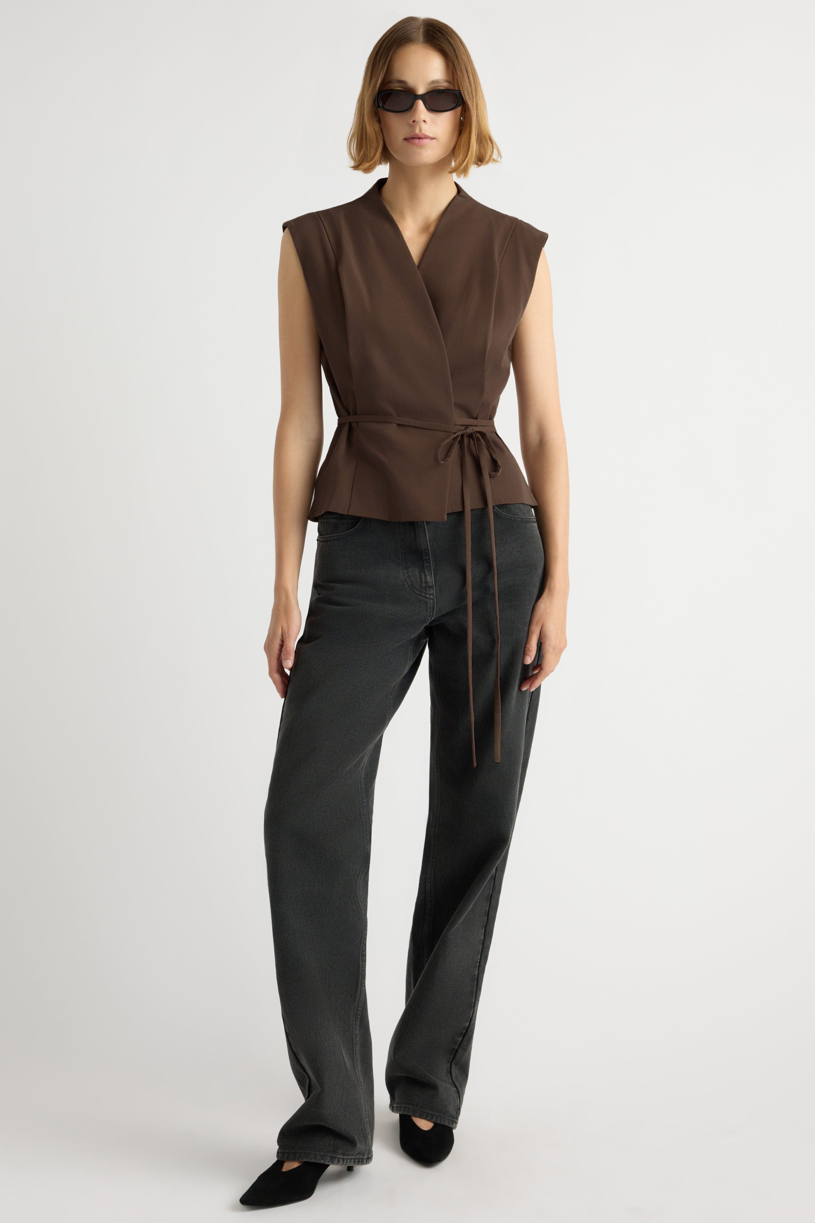 Leandra Tie-Wrap Vest