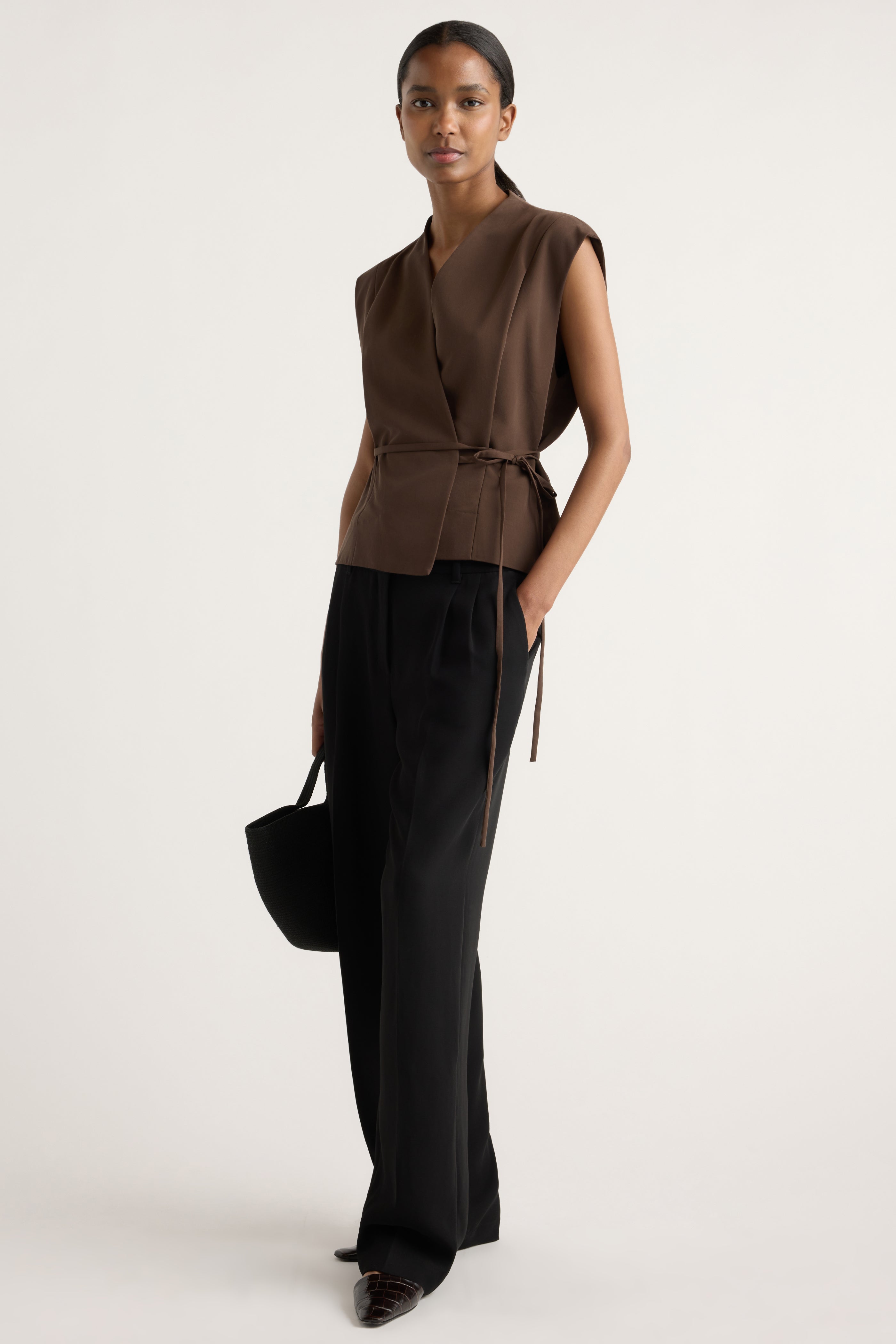 Leandra Tie-Wrap Vest