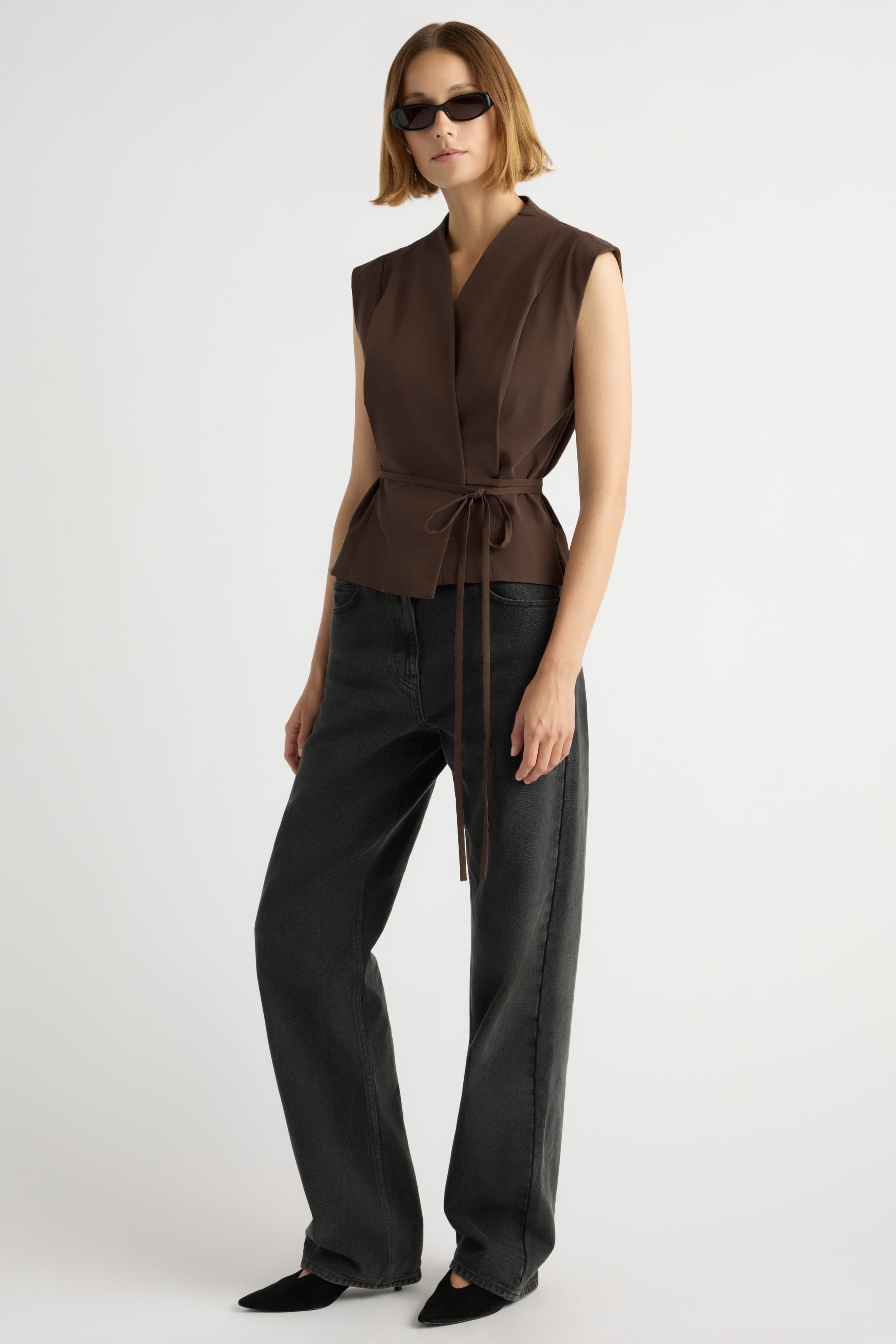 Leandra Tie-Wrap Vest