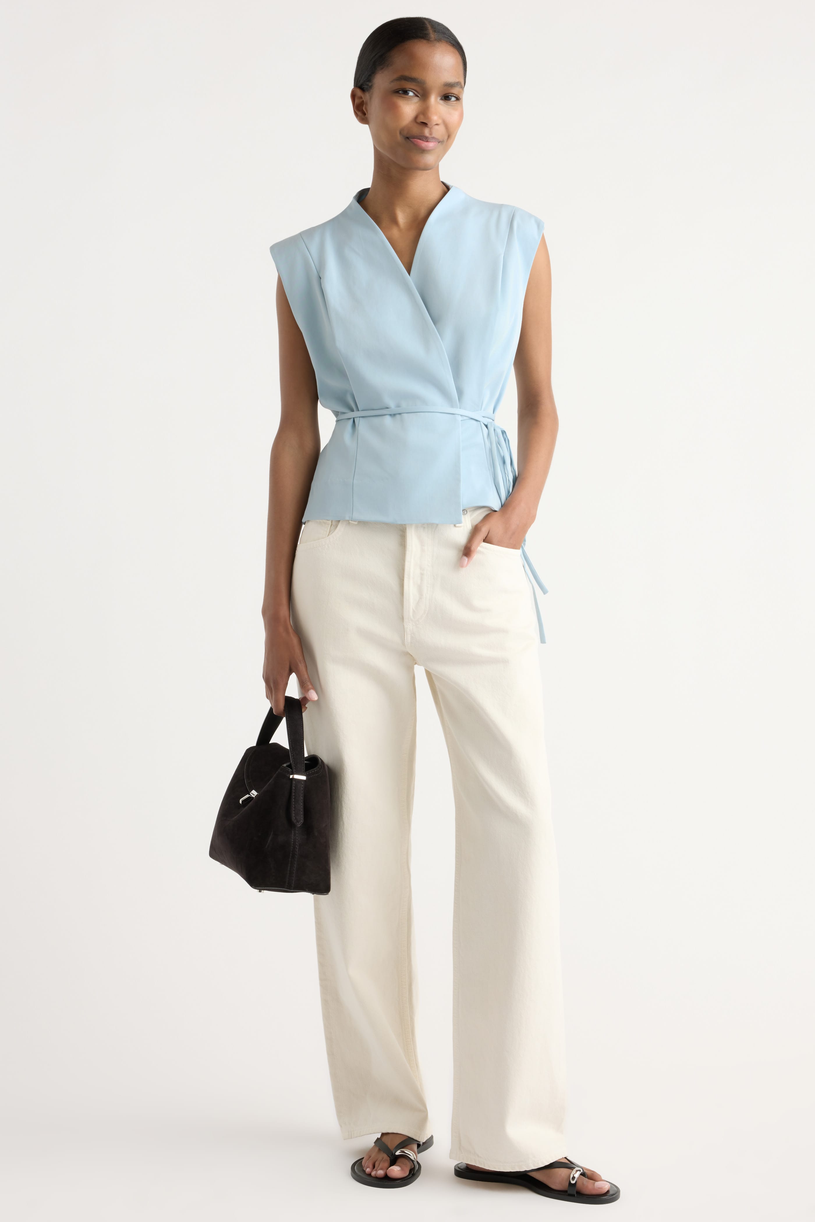 Leandra Tie-Wrap Vest