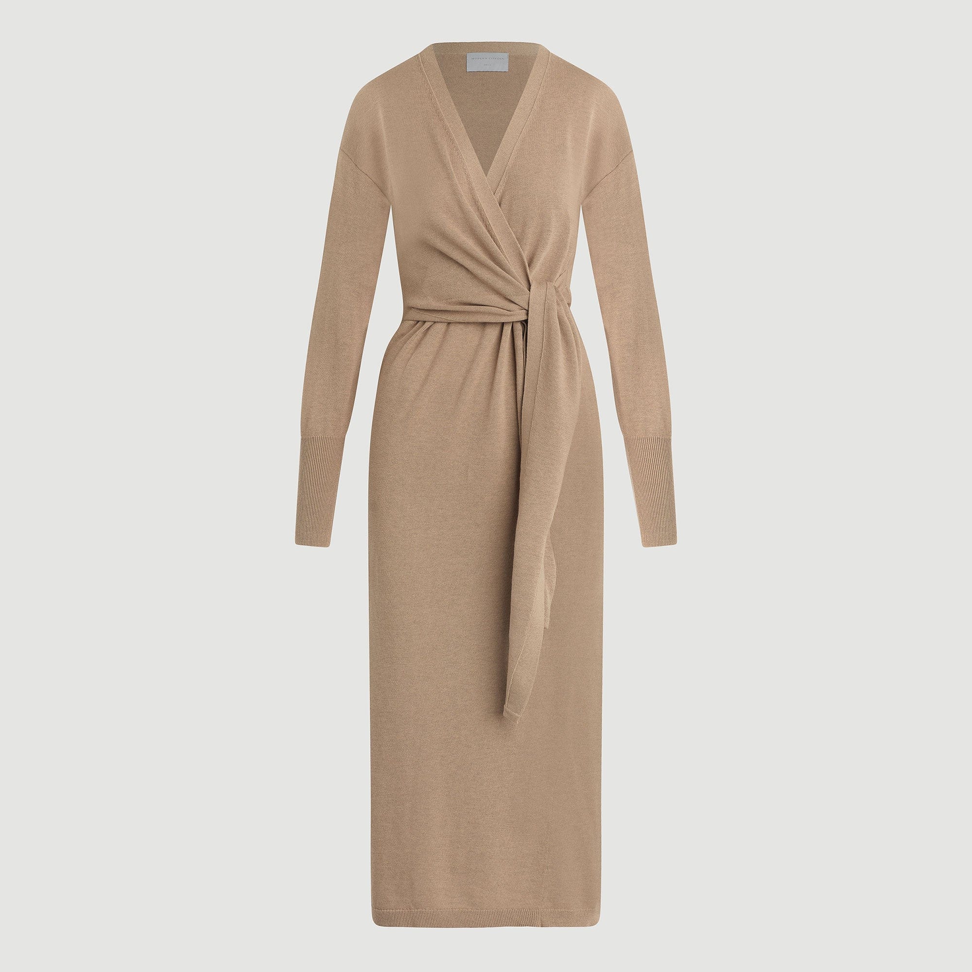 Linden Front-Wrap Sweater Dress (Petite) - Main Image