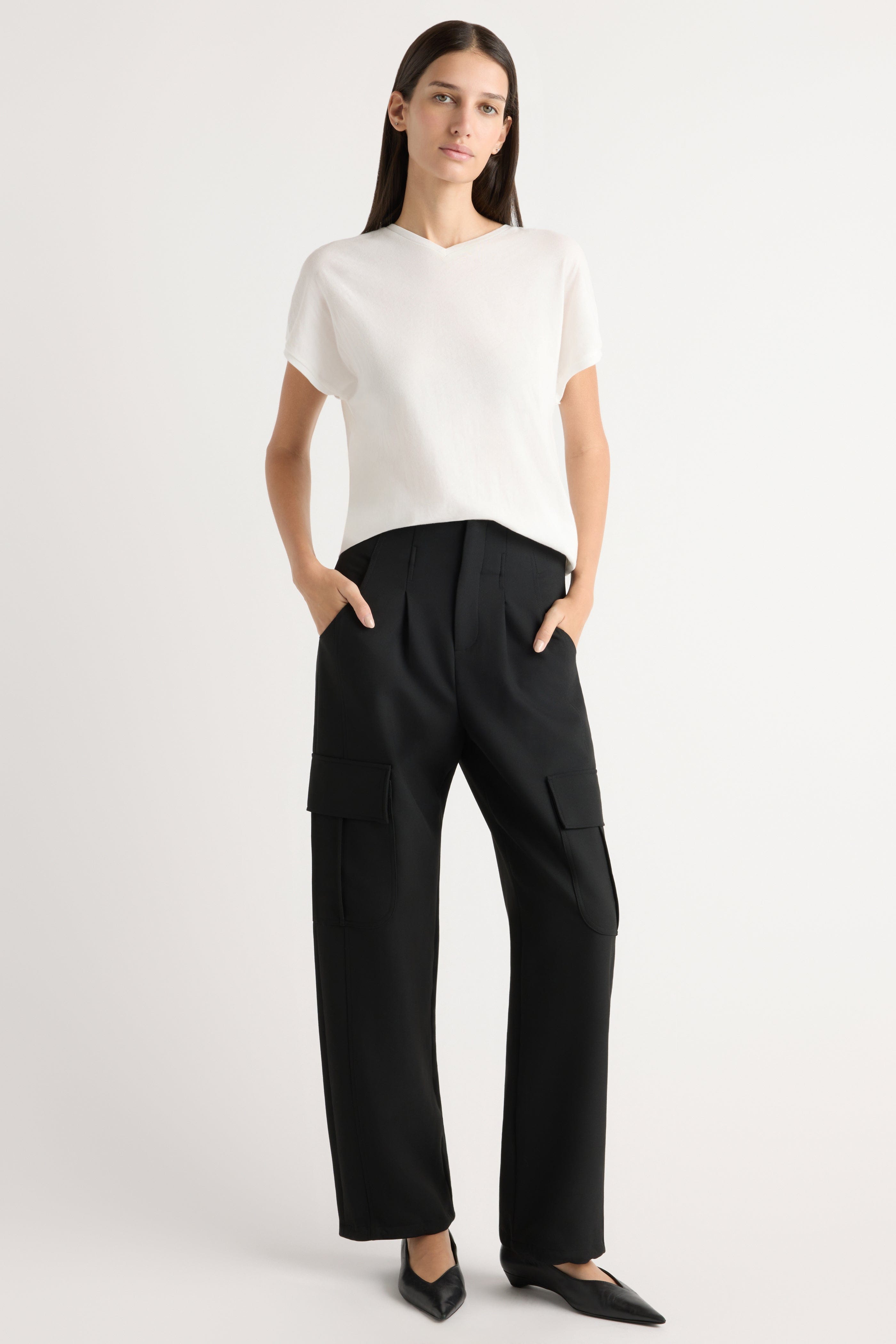 US SLACKS WOMAN’S UTILITY Lynda Tailored Utility Pant